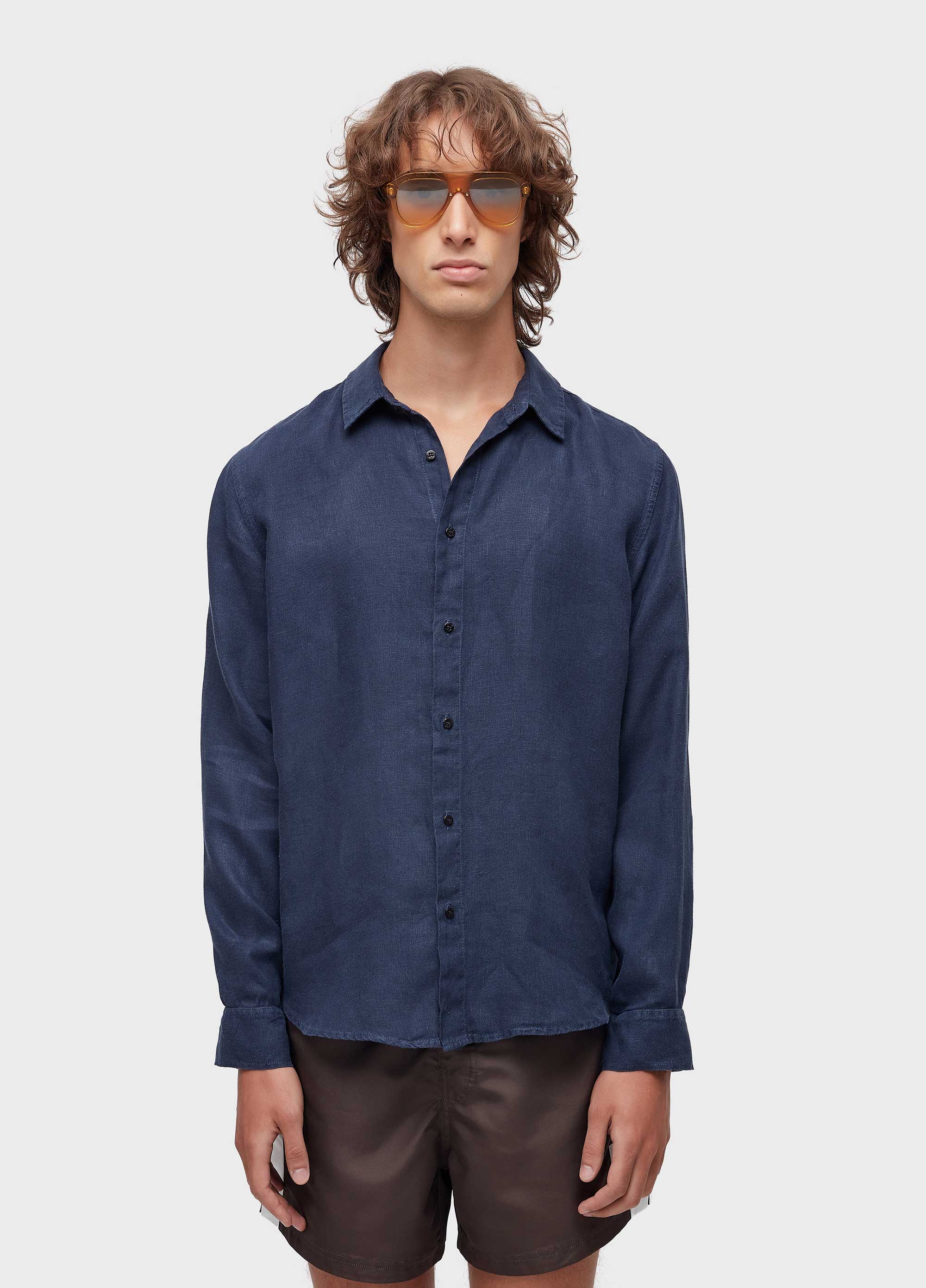 CAMISA CLASSIC LINEN NEW POCKETLESS ML