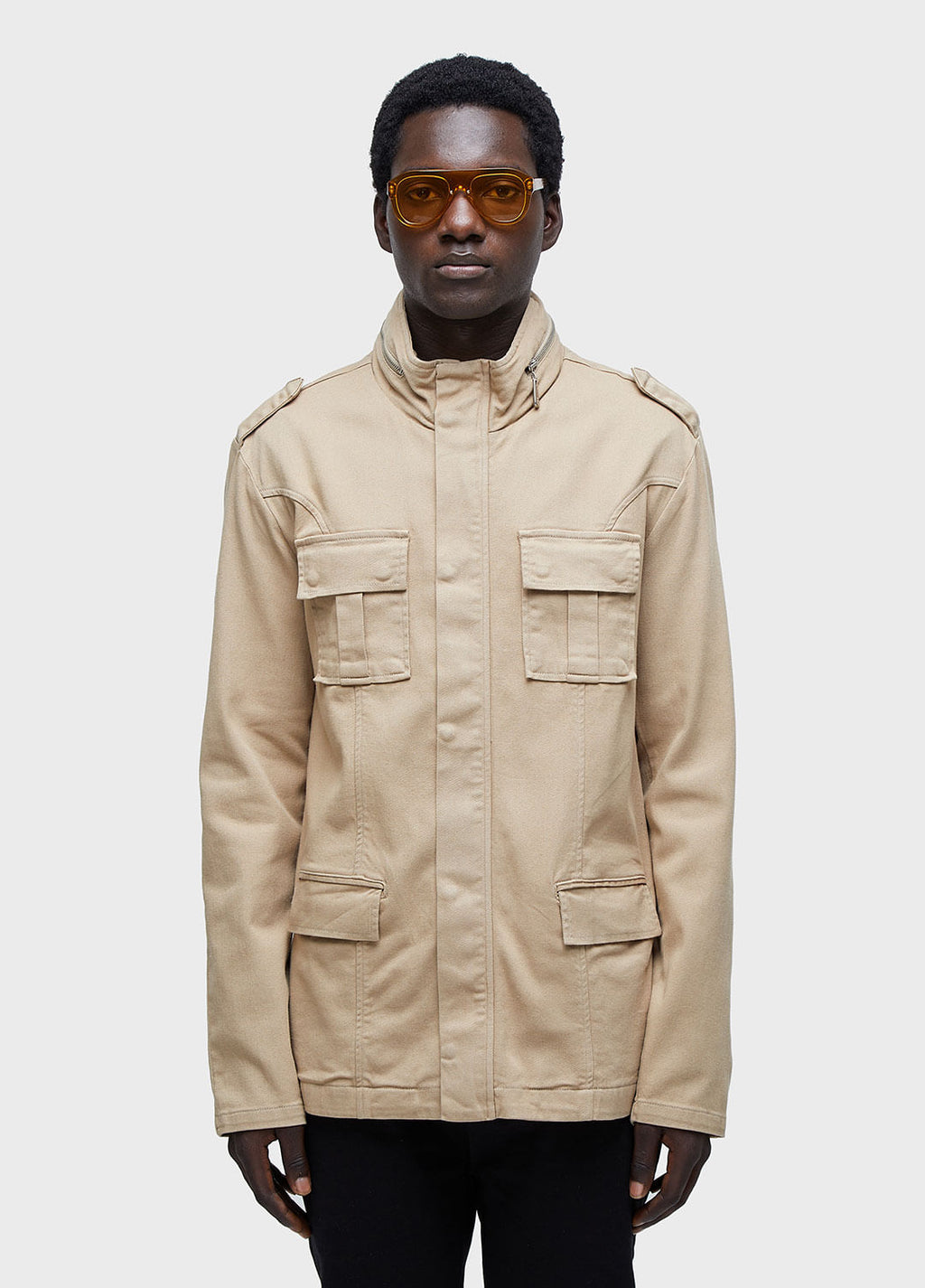 PARKA MASC POCKETS GOLA ALTA CHINO