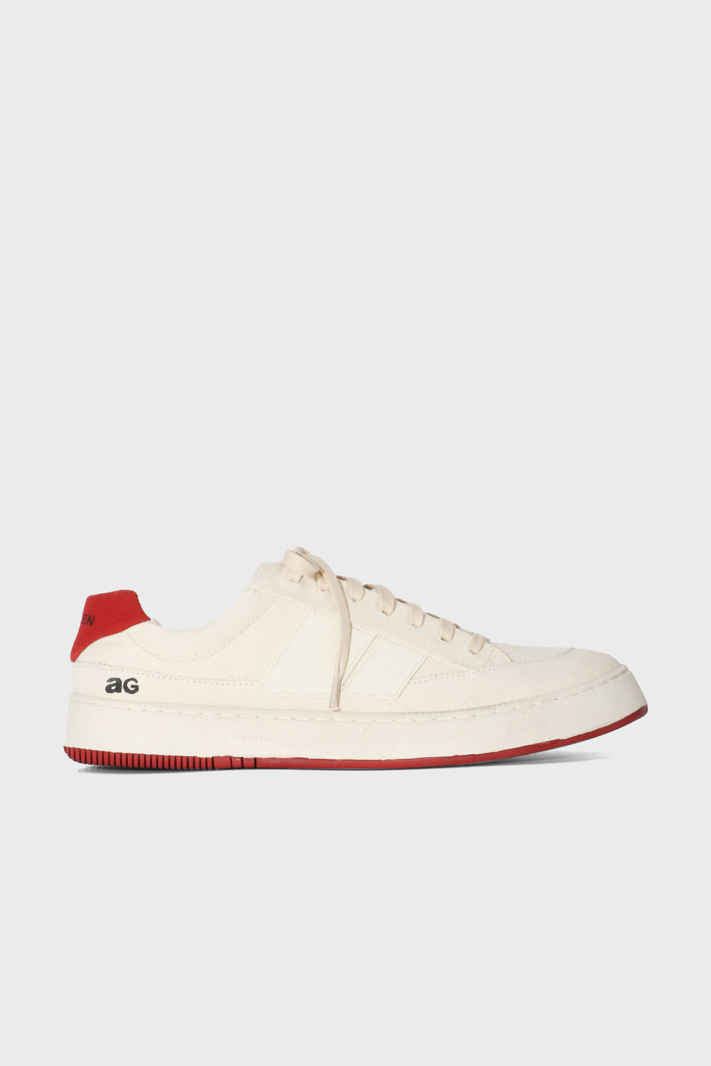 CANVAS AG SNEAKER LACES CRU/VERMELHO