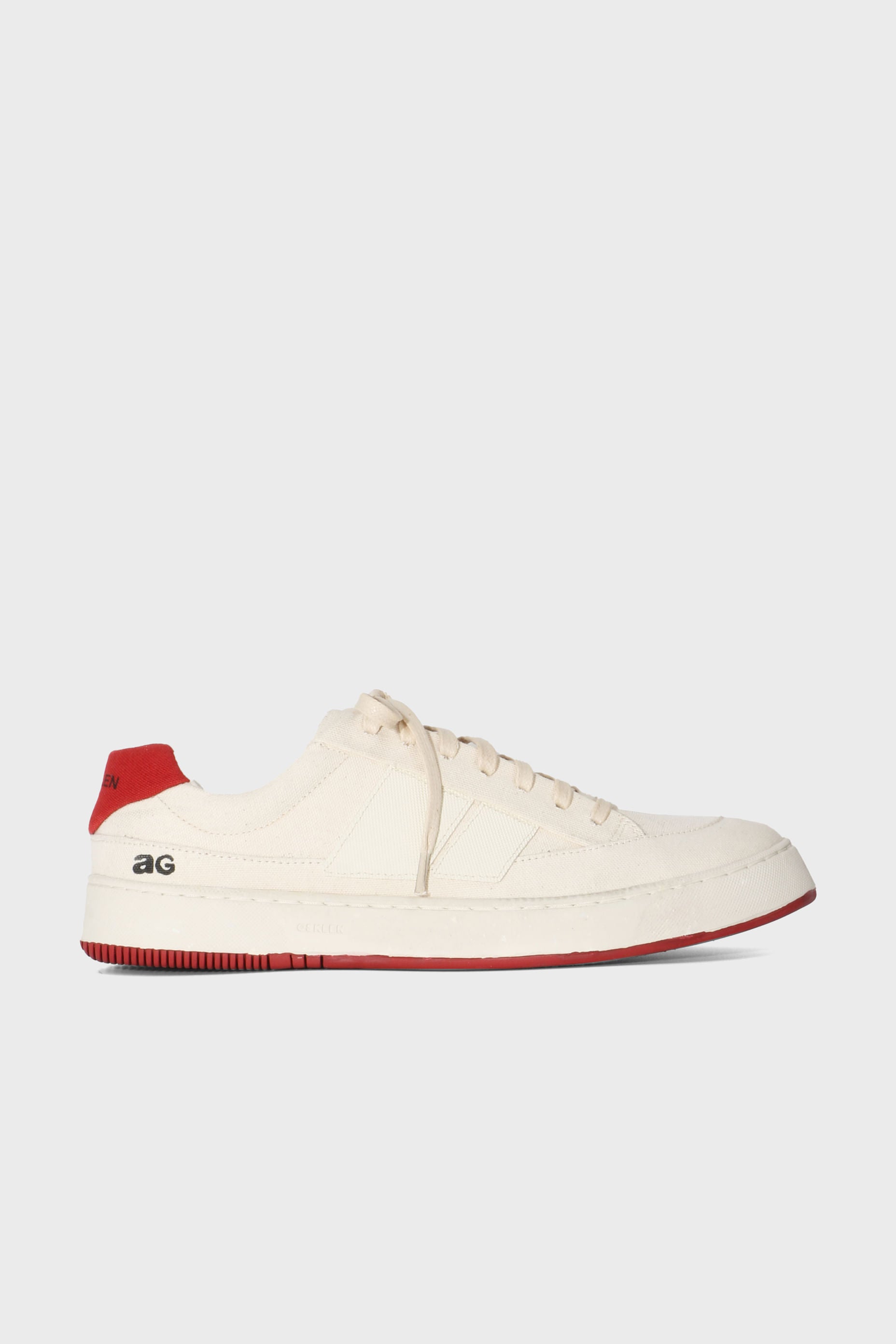 CANVAS AG SNEAKER LACES CRU/VERMELHO