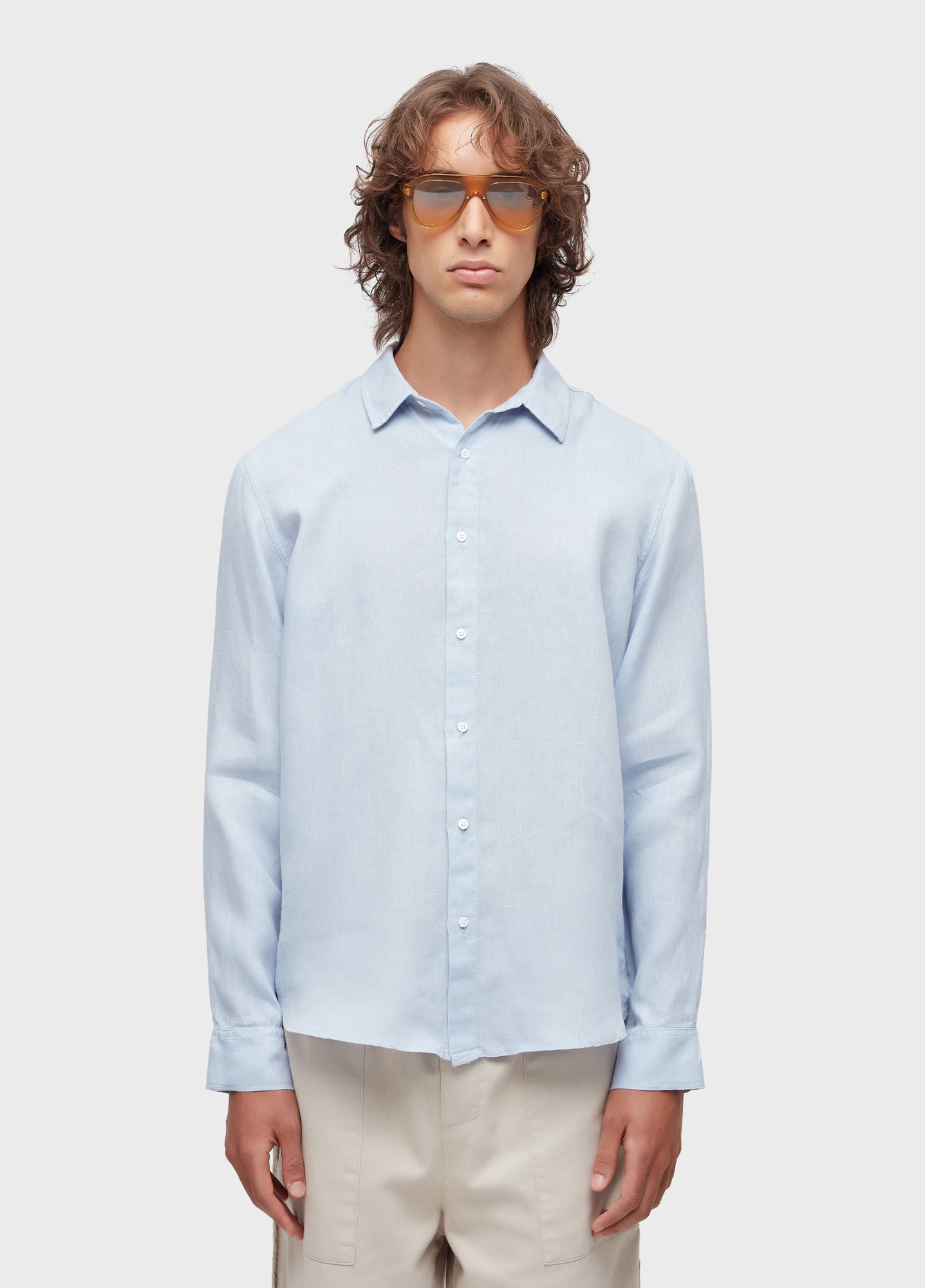 CAMISA CLASSIC LINEN NEW POCKETLESS ML
