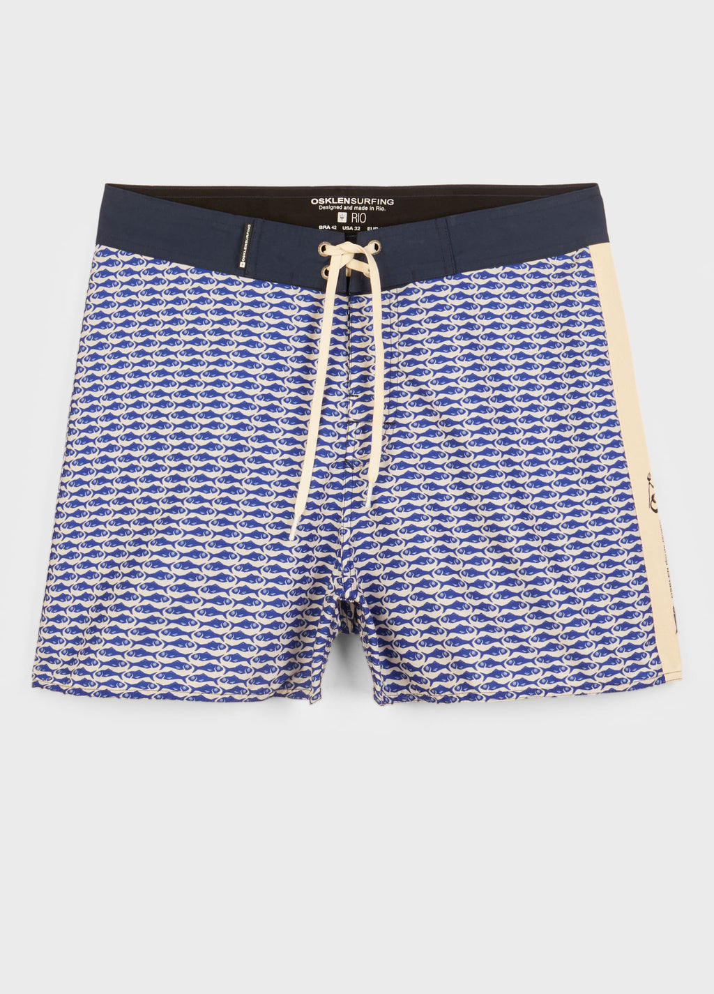 BERMUDA SURF FISH TINY MARINHO/OFF-WHITE