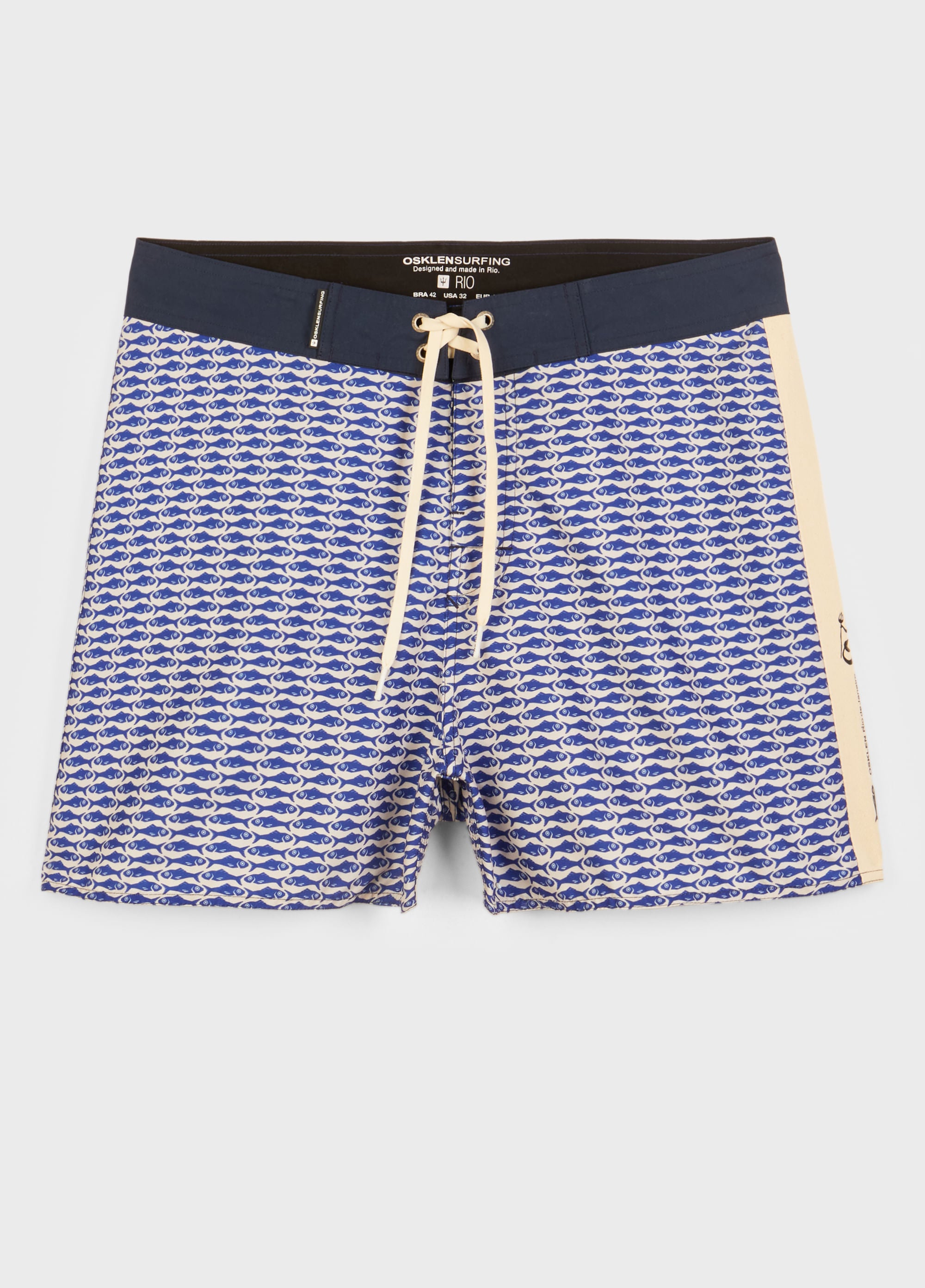 BERMUDA SURF FISH TINY MARINHO/OFF-WHITE