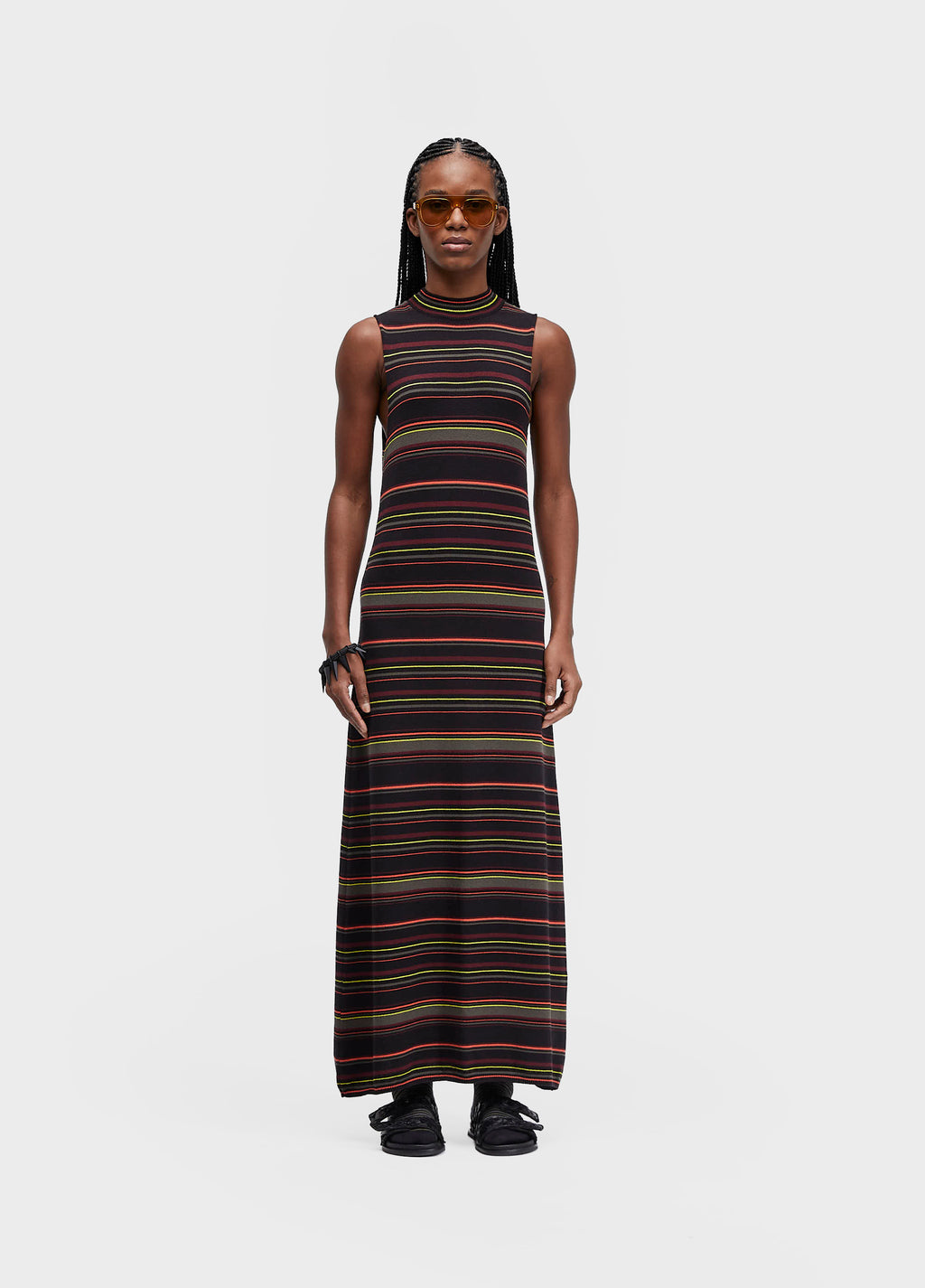 VESTIDO TRICOT LISTRADO