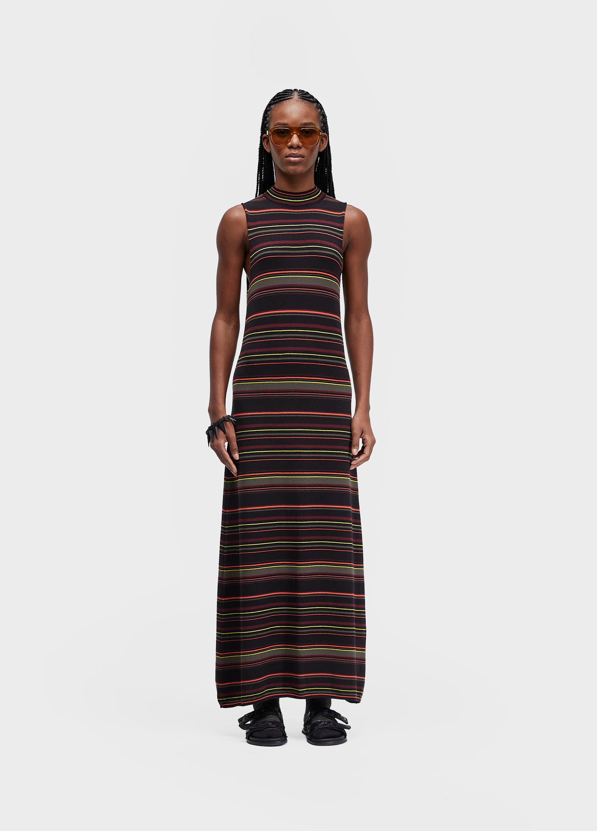 VESTIDO TRICOT LISTRADO