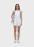 SHORT FEM ATOALHADO OFF-WHITE