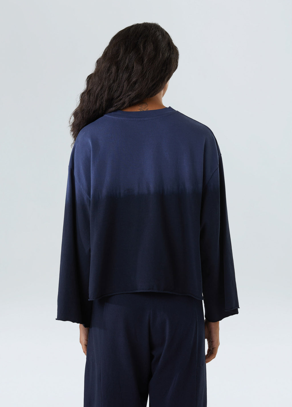 BLUSA ML TIE DYE BLUES MARINHO