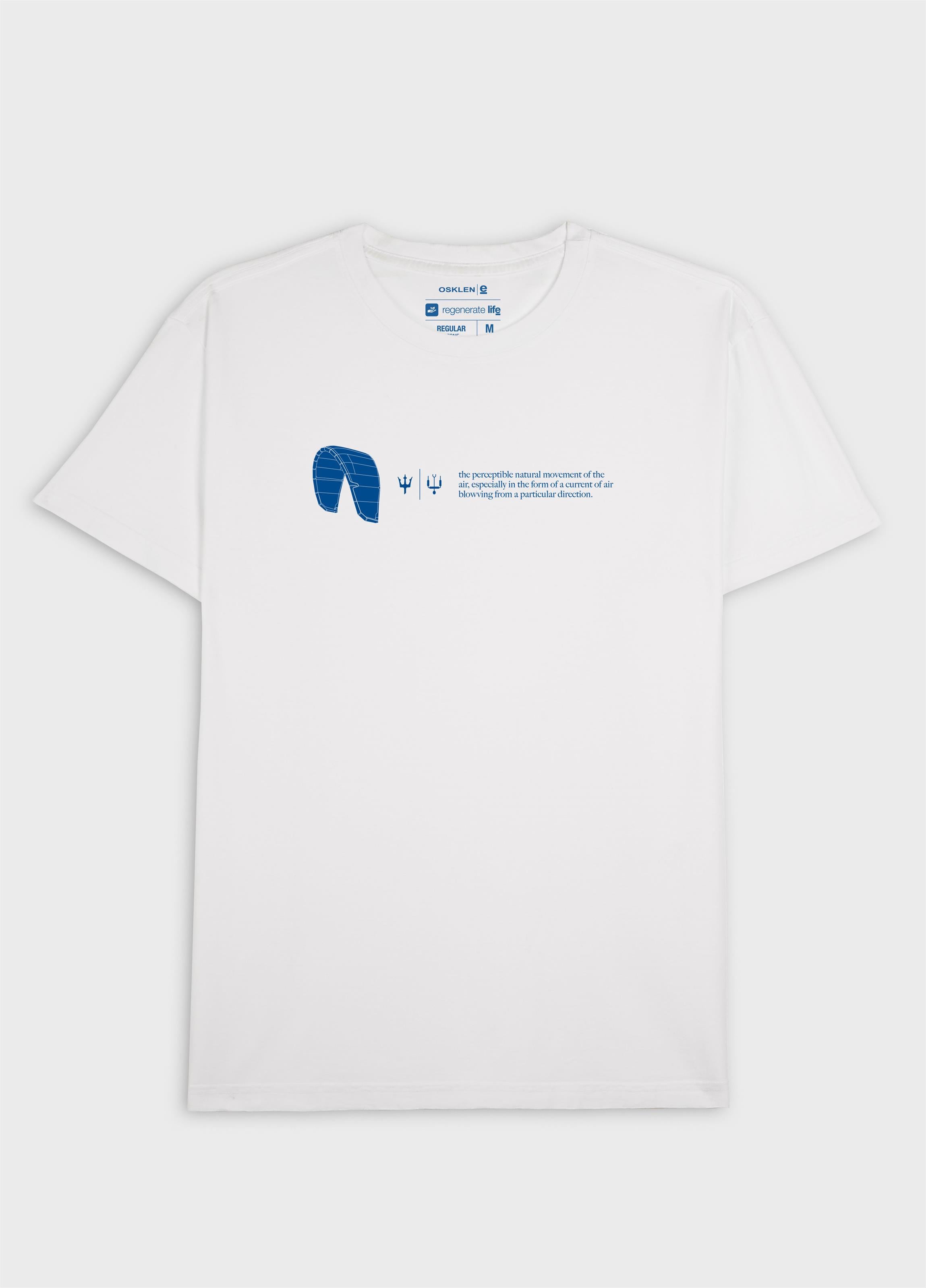 T-SHIRT STONE PURE KITE MC BRANCO