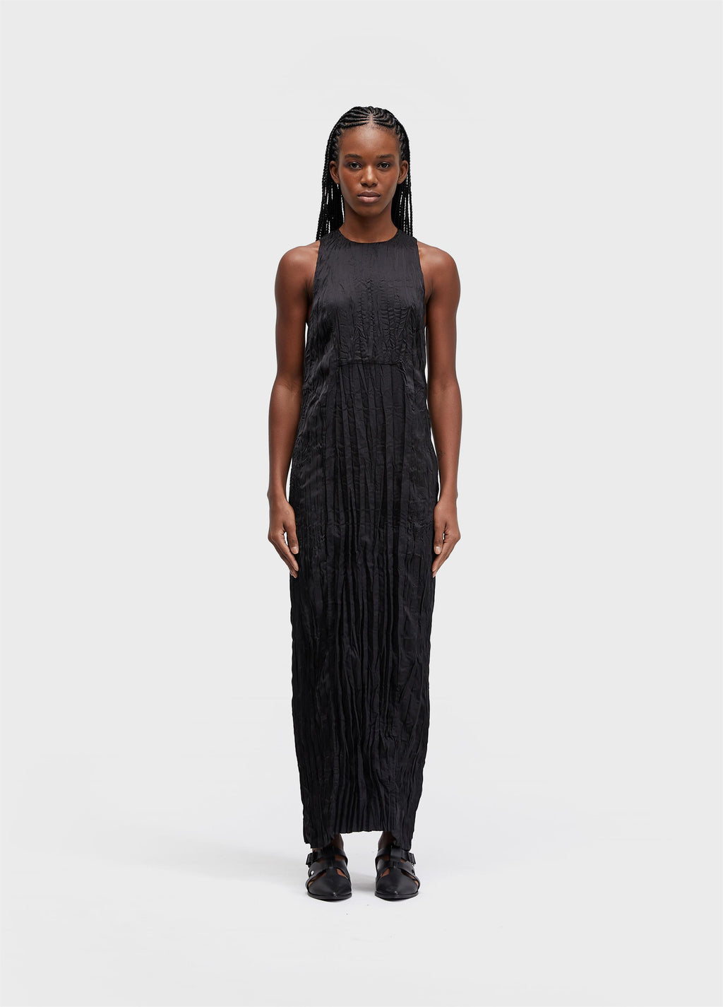 VESTIDO NADADOR WRINKLE TRICOLINE