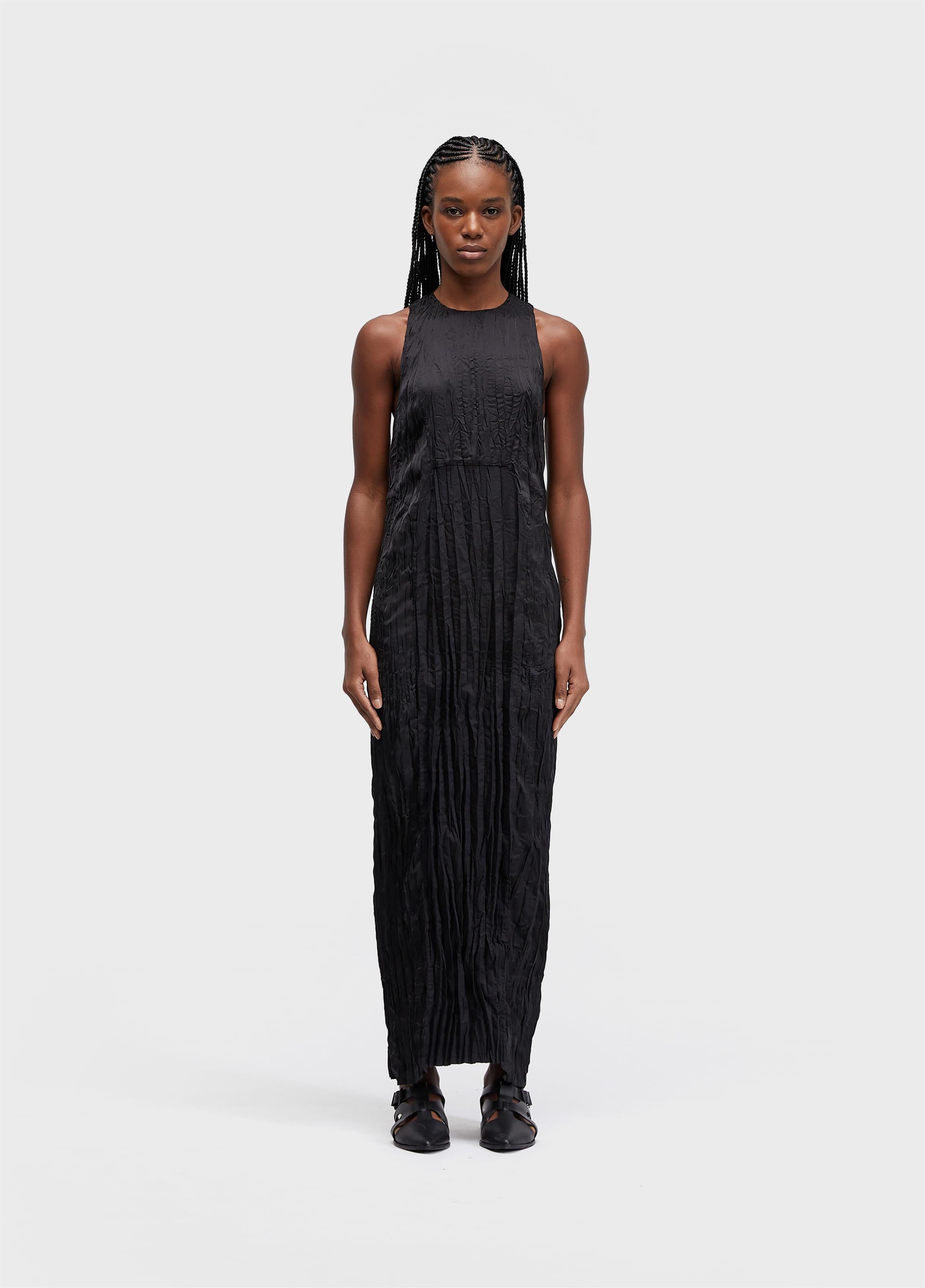 VESTIDO NADADOR WRINKLE TRICOLINE