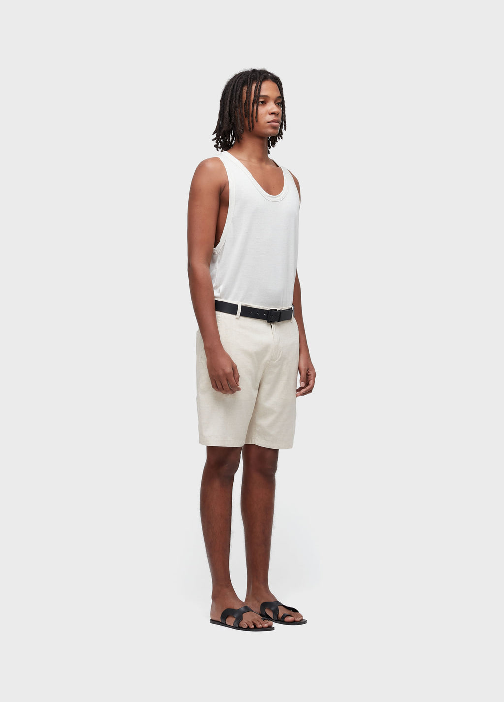 BERMUDA ALFAIATARIA BASIC LINEN