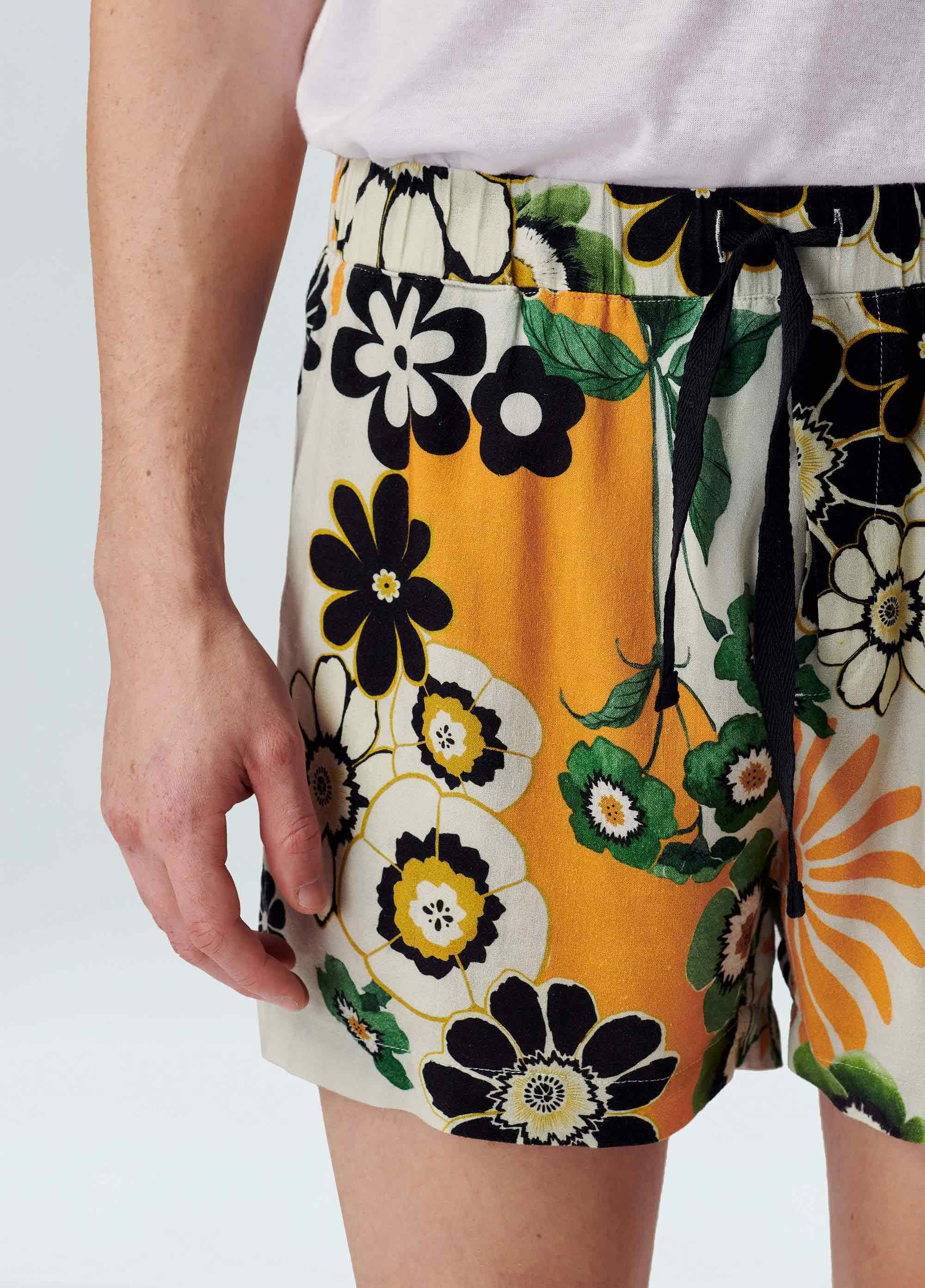 SHORT PJ PATCH FLOWER