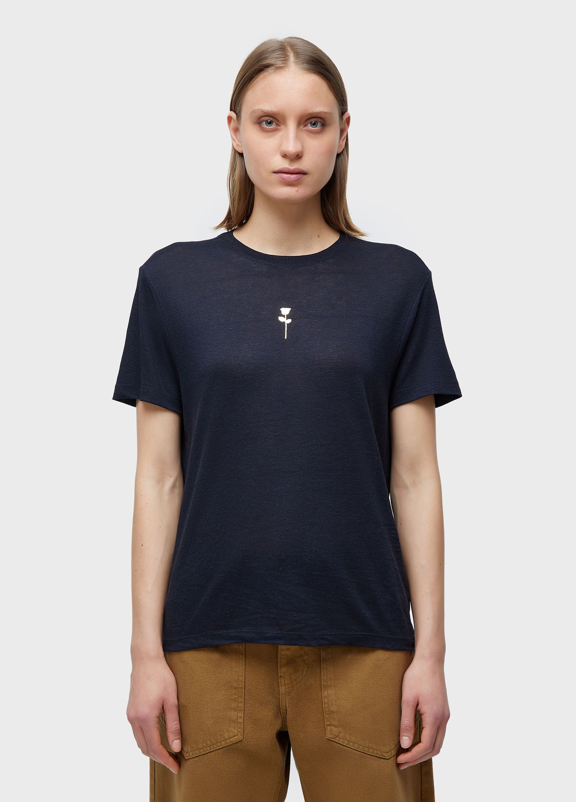 T-SHIRT ROSA DOURADA