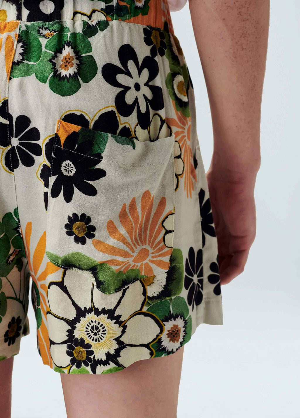 SHORT PJ PATCH FLOWER