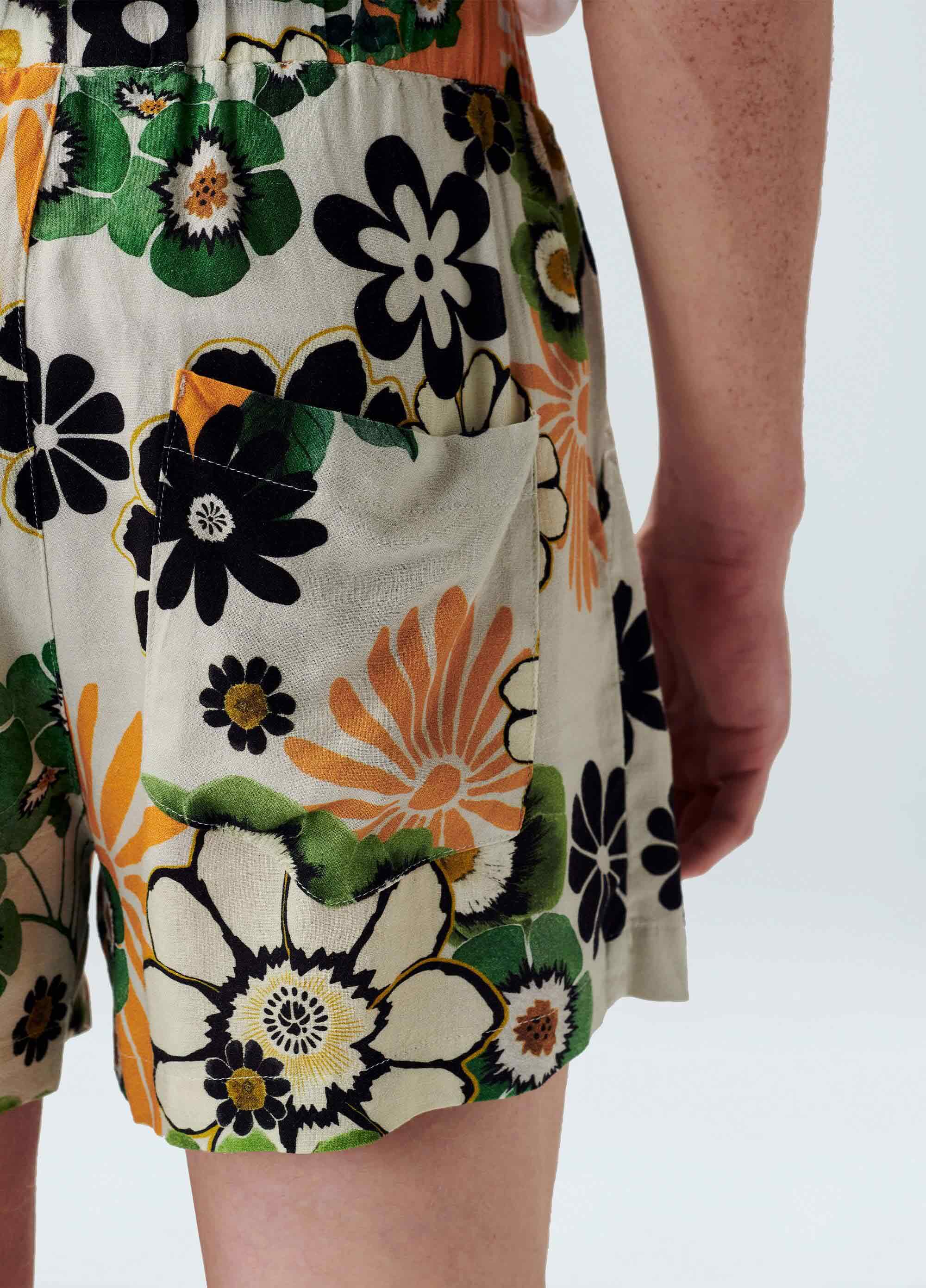 SHORT PJ PATCH FLOWER