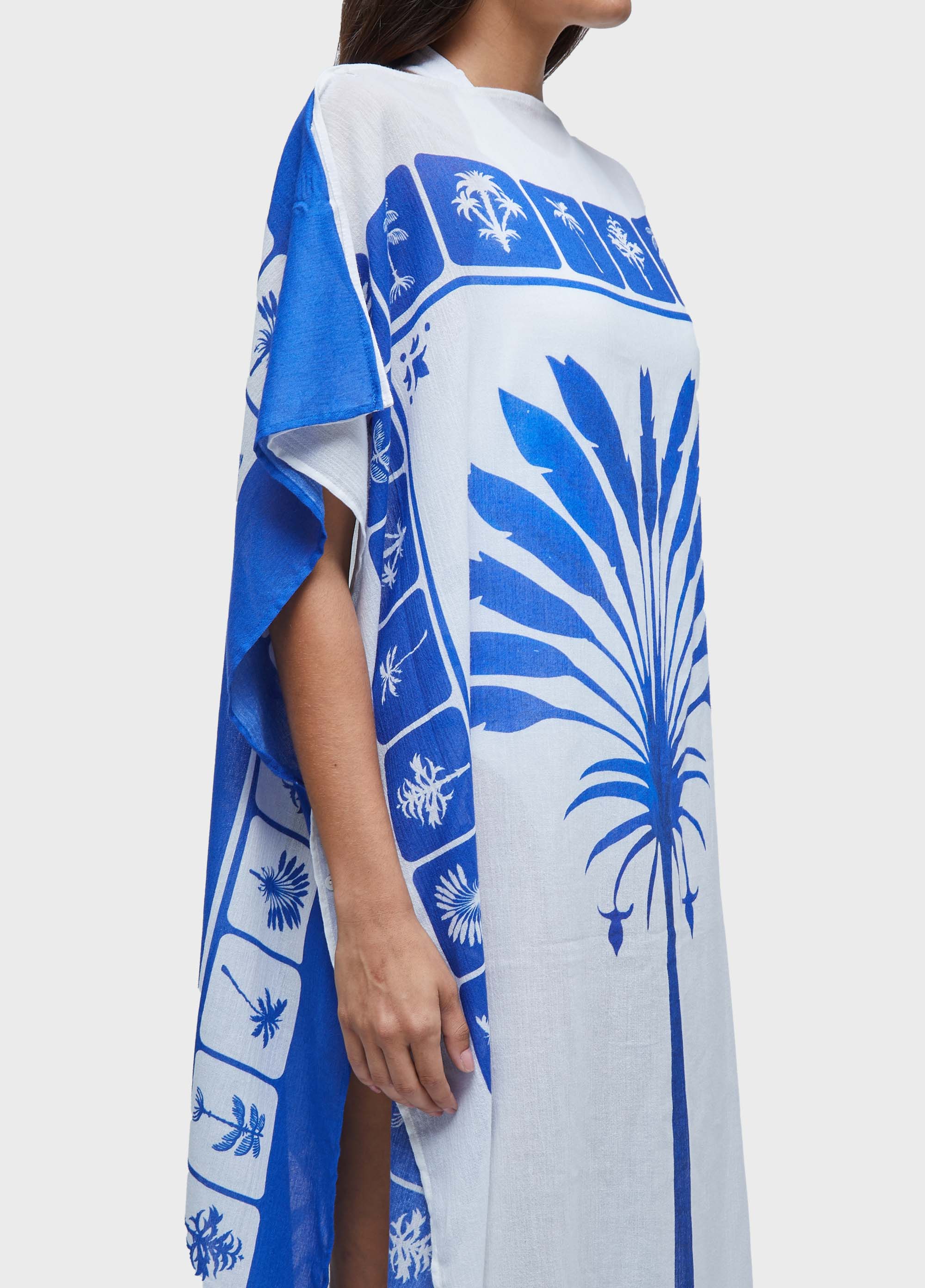 VESTIDO SCARF AZULEJO