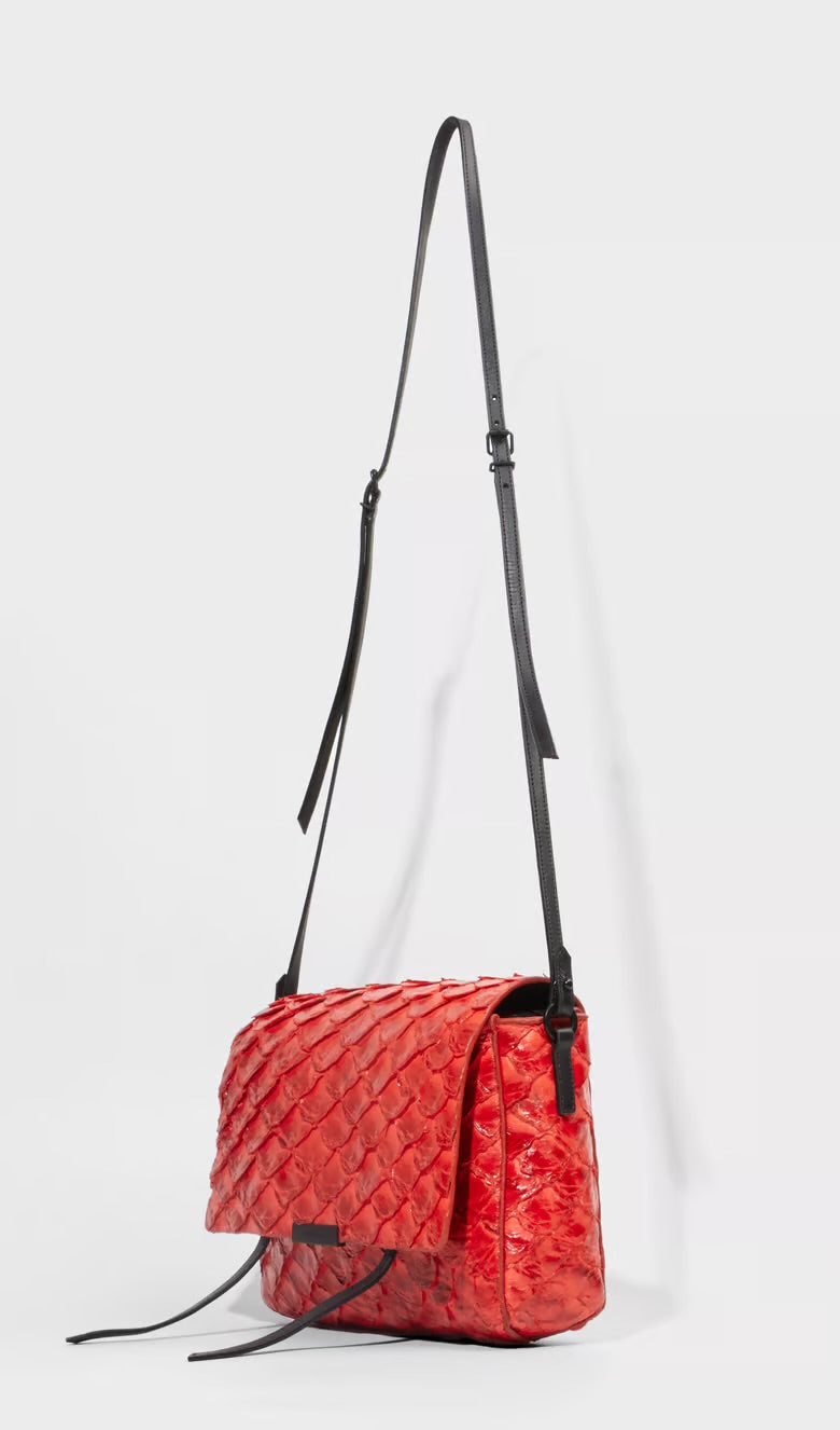 PIRARUCU FLAP SHOULDER BAG