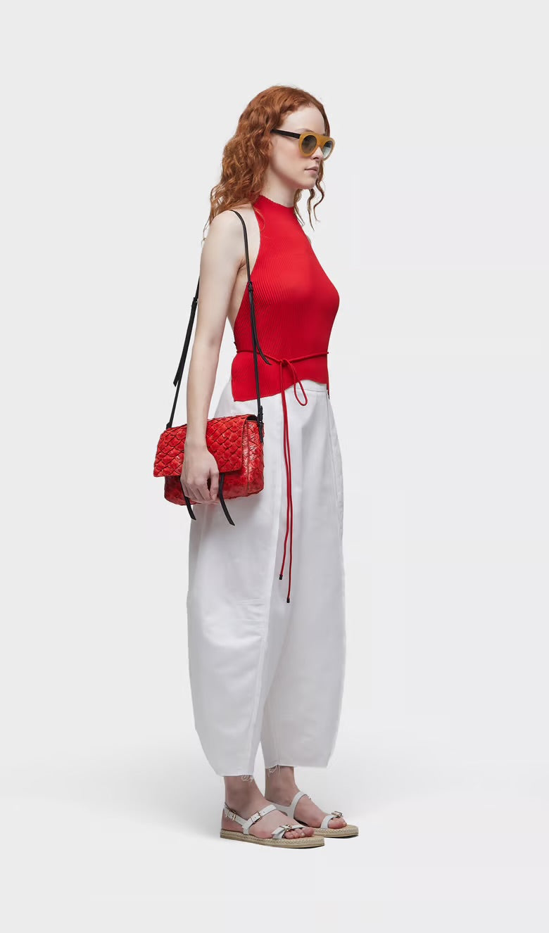 PIRARUCU FLAP SHOULDER BAG