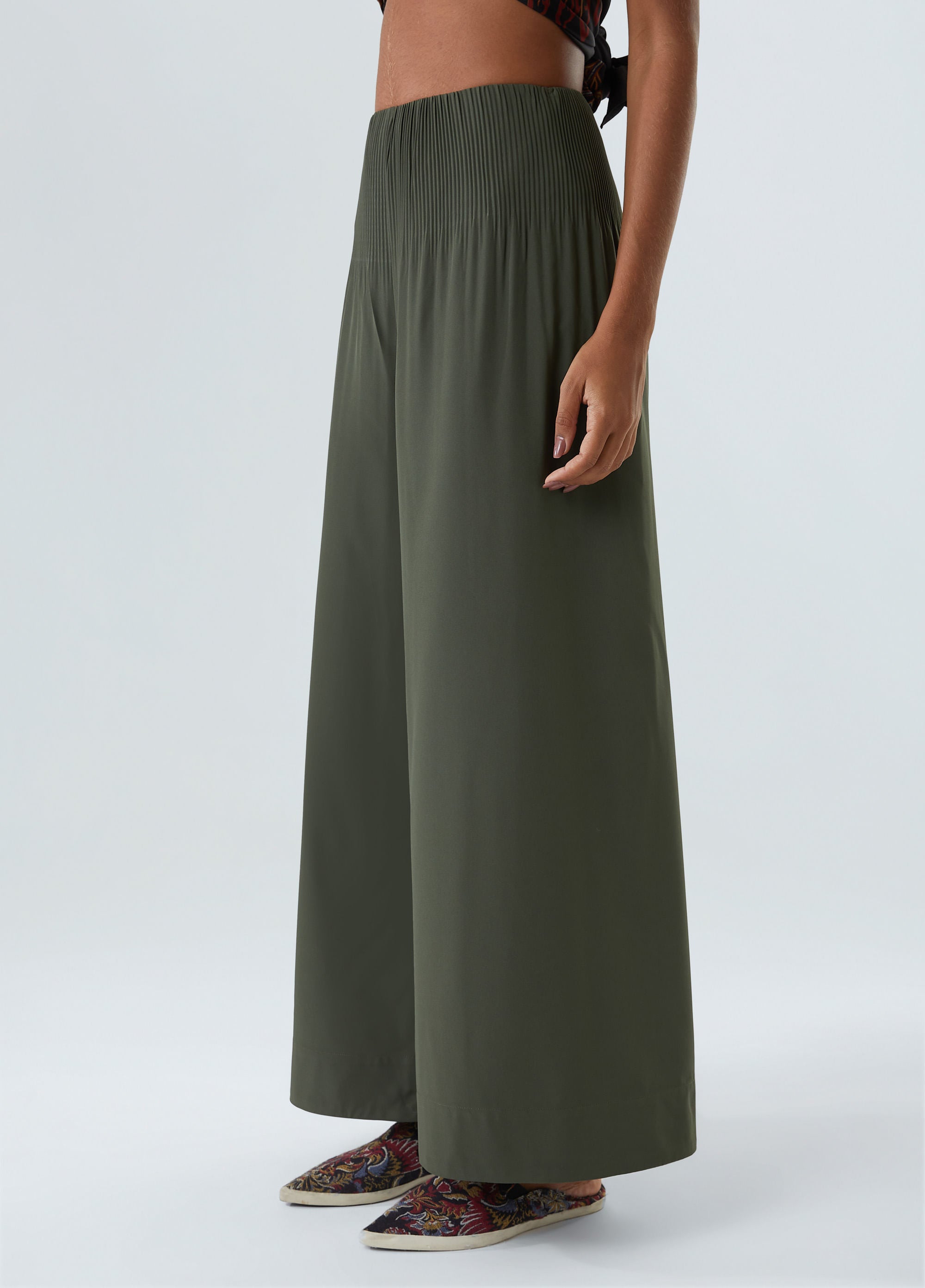 CALÇA PLISSÊ
