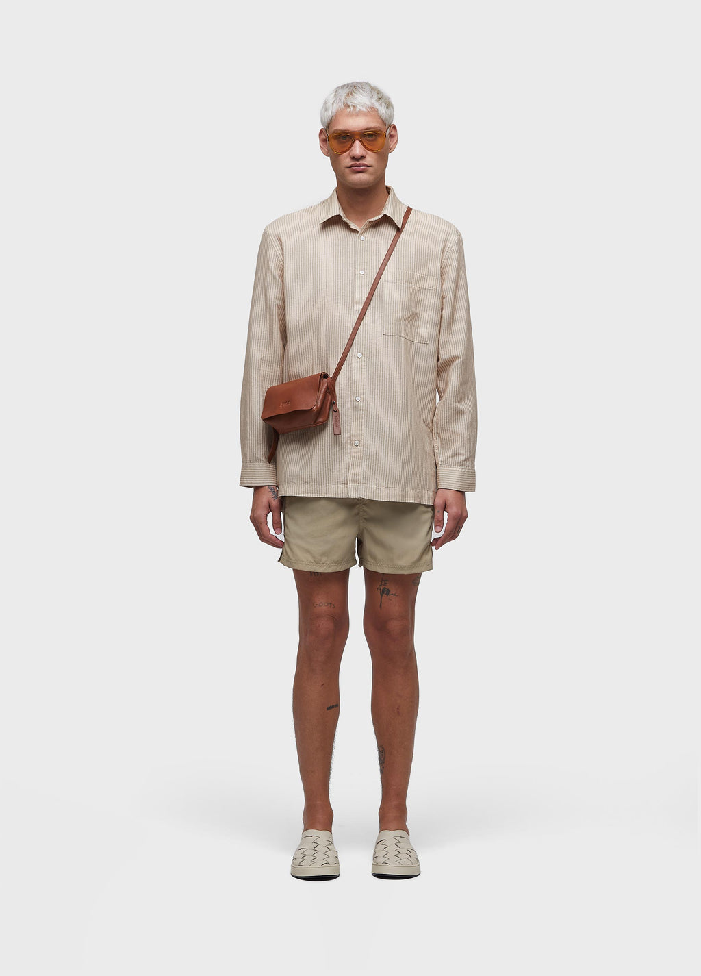 MINI LEATHER CROSSBODY E-BASICS BAG