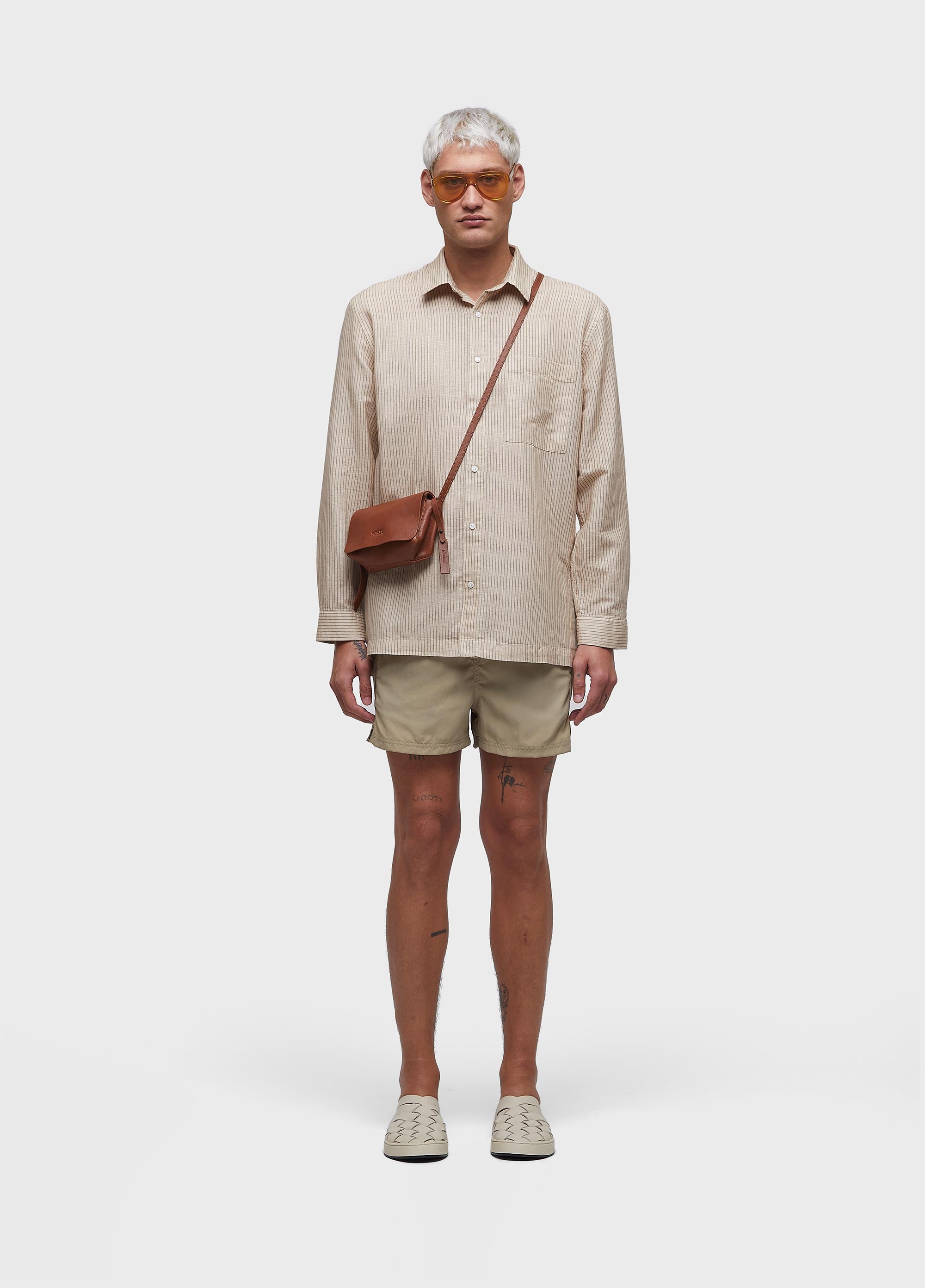 MINI LEATHER CROSSBODY E-BASICS BAG