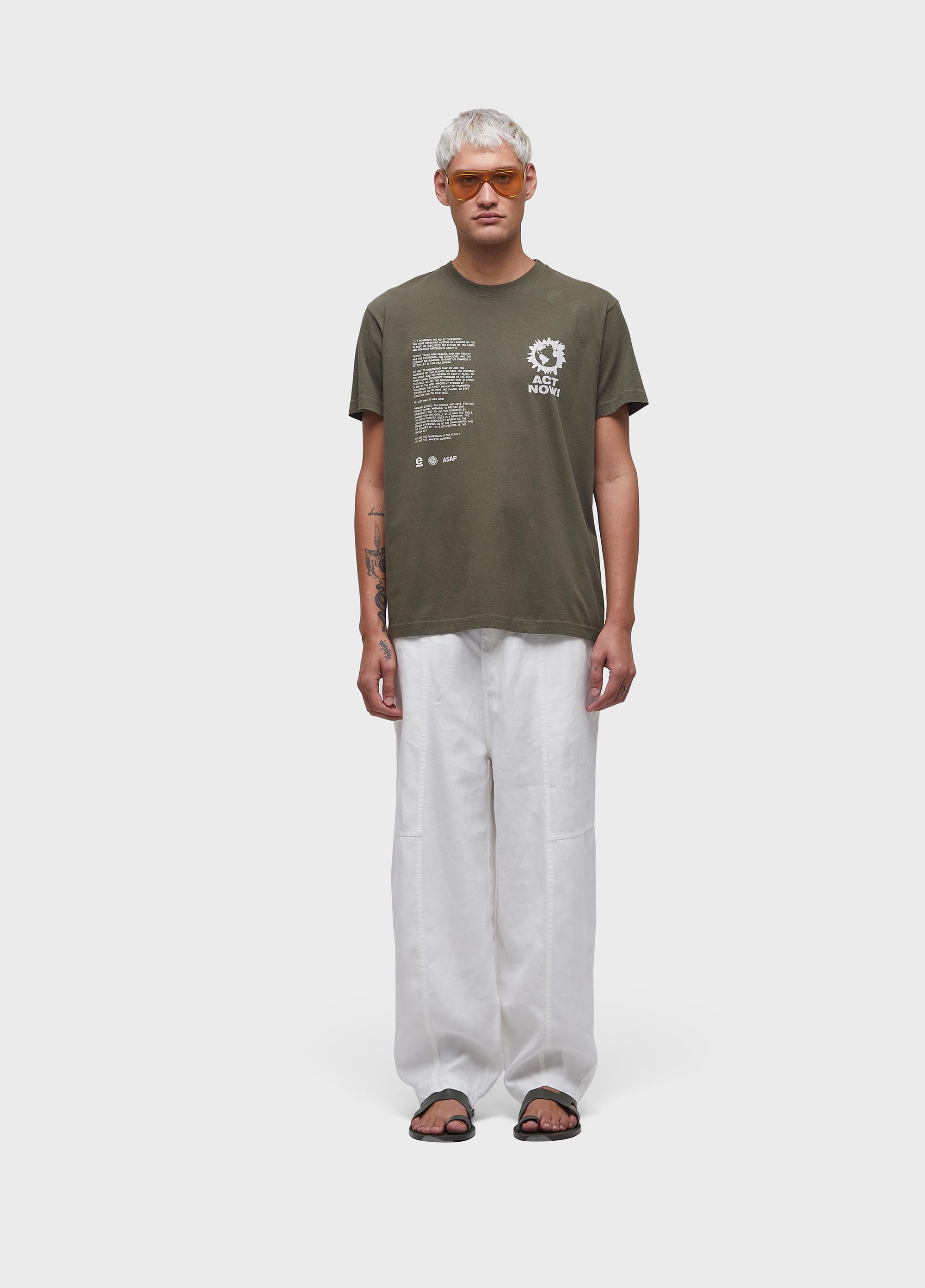 T-SHIRT VINTAGE ACT NOW FOREST MC