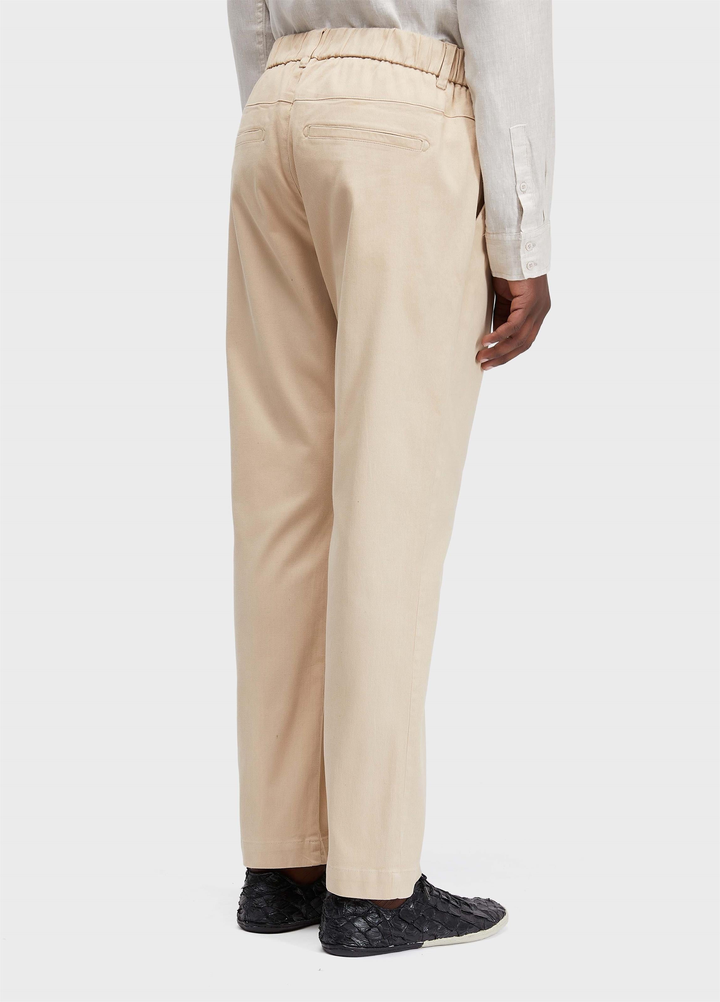 CALÇA CONFORT VELVET TEXTURE