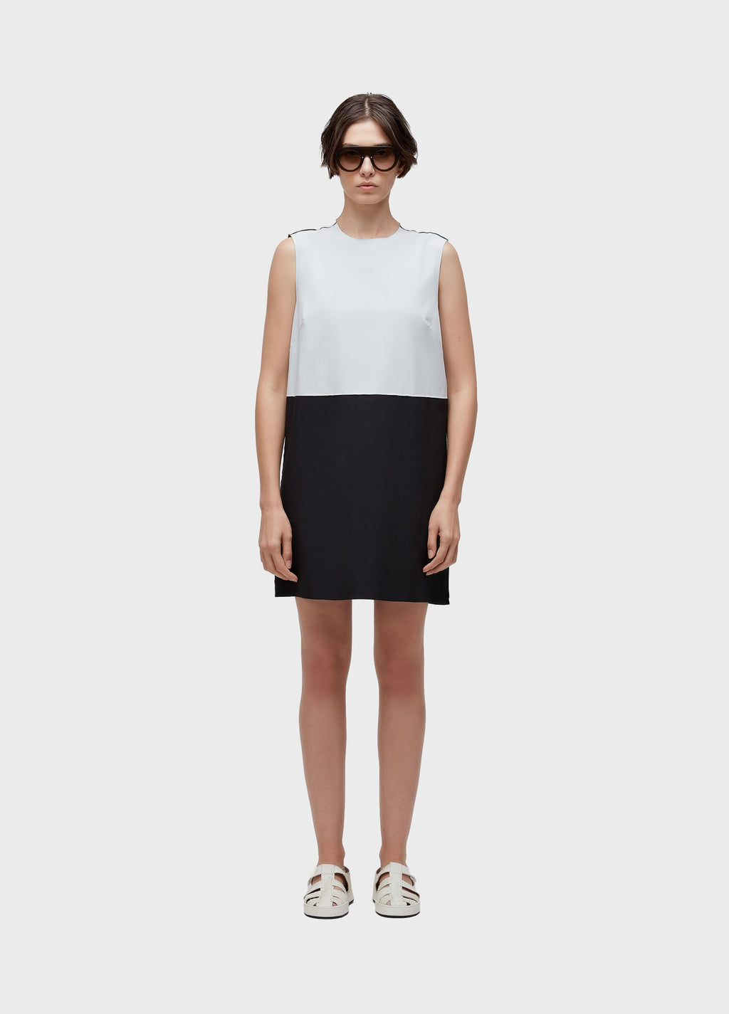 VESTIDO CURTO SUPERLIGHT DOUBLE BICOLOR