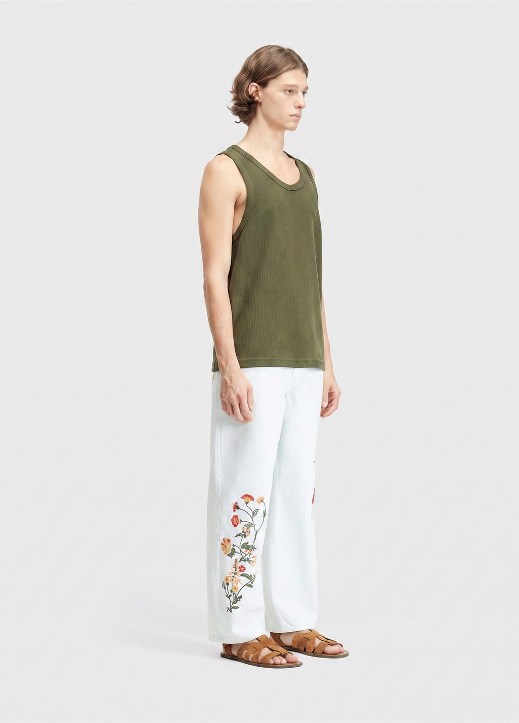 CALÇA OVER COTTON FLOWERS