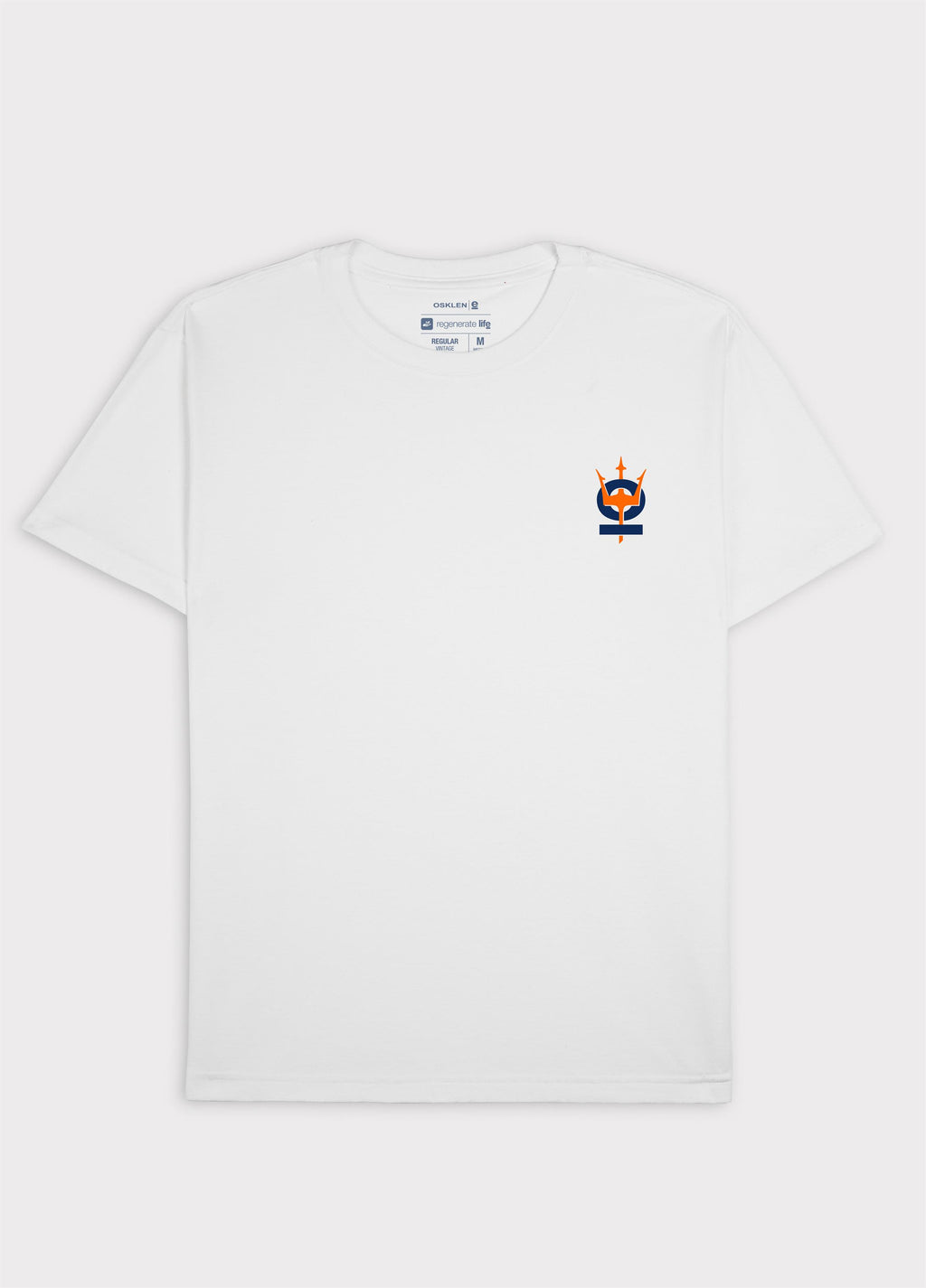 T-SHIRT VINTAGE TRIDENTE OCEANS MC BRANCO