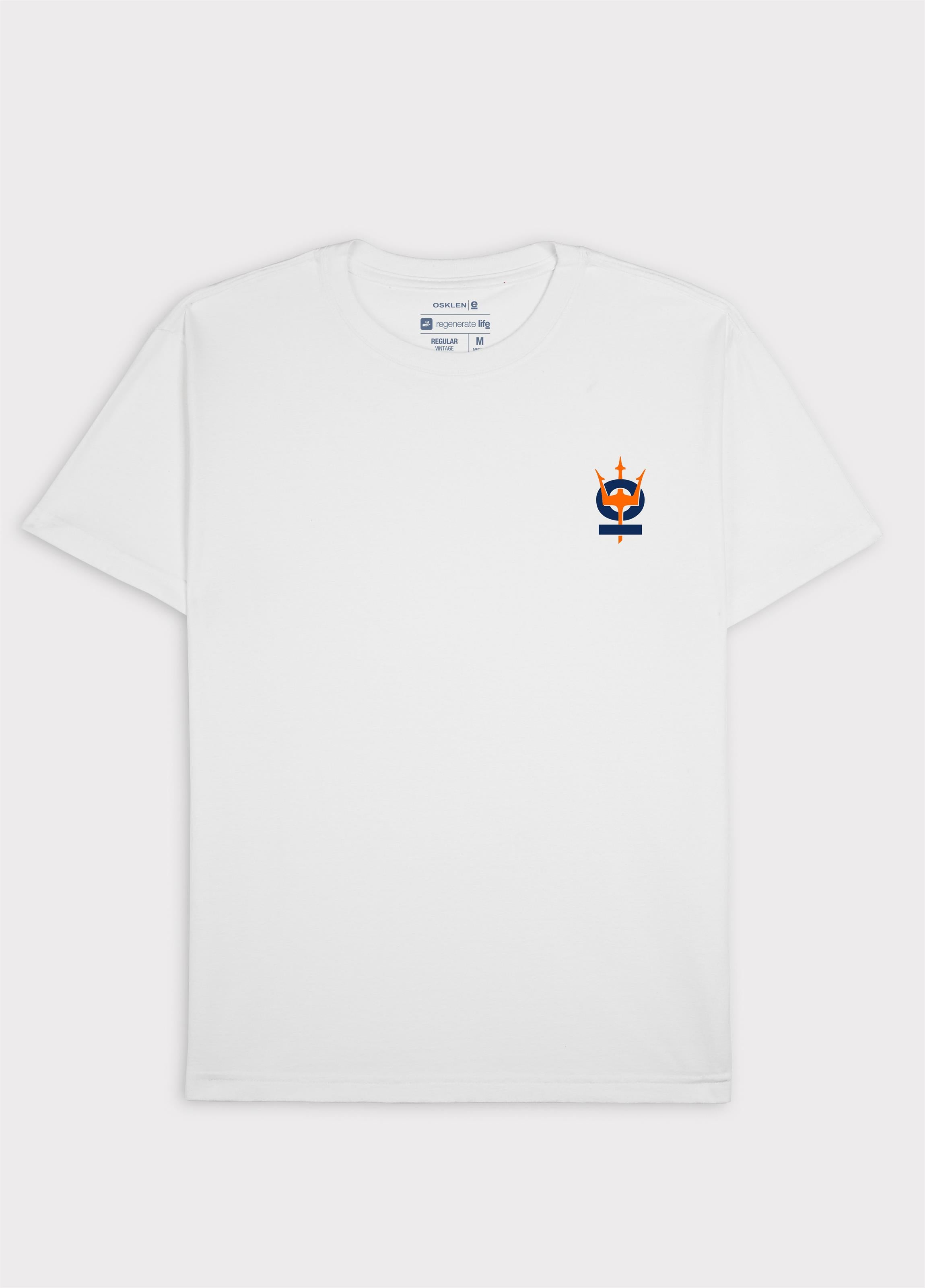 T-SHIRT VINTAGE TRIDENTE OCEANS MC BRANCO