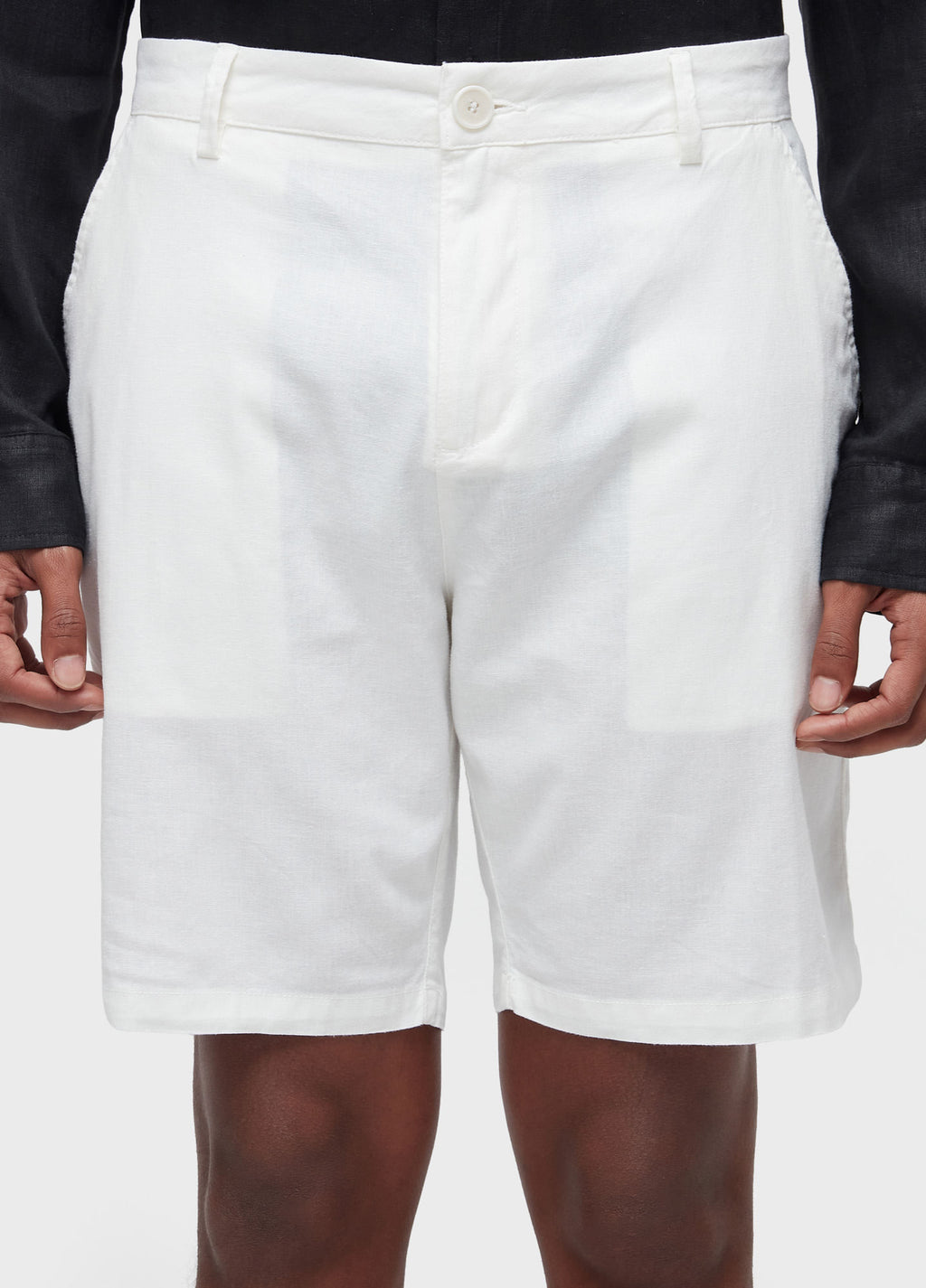 BERMUDA ALFAIATARIA BASIC LINEN