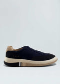 TENIS HYBRID LACES NOBUCK MASC AZUL MARINHO/PRETO/BEGE CLARO