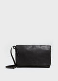LARGE LEATHER CROSSBODY E-BASICS BAG