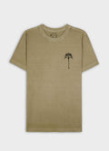 T-SHIRT SLIM STONE IMPERIAL MC CAQUI