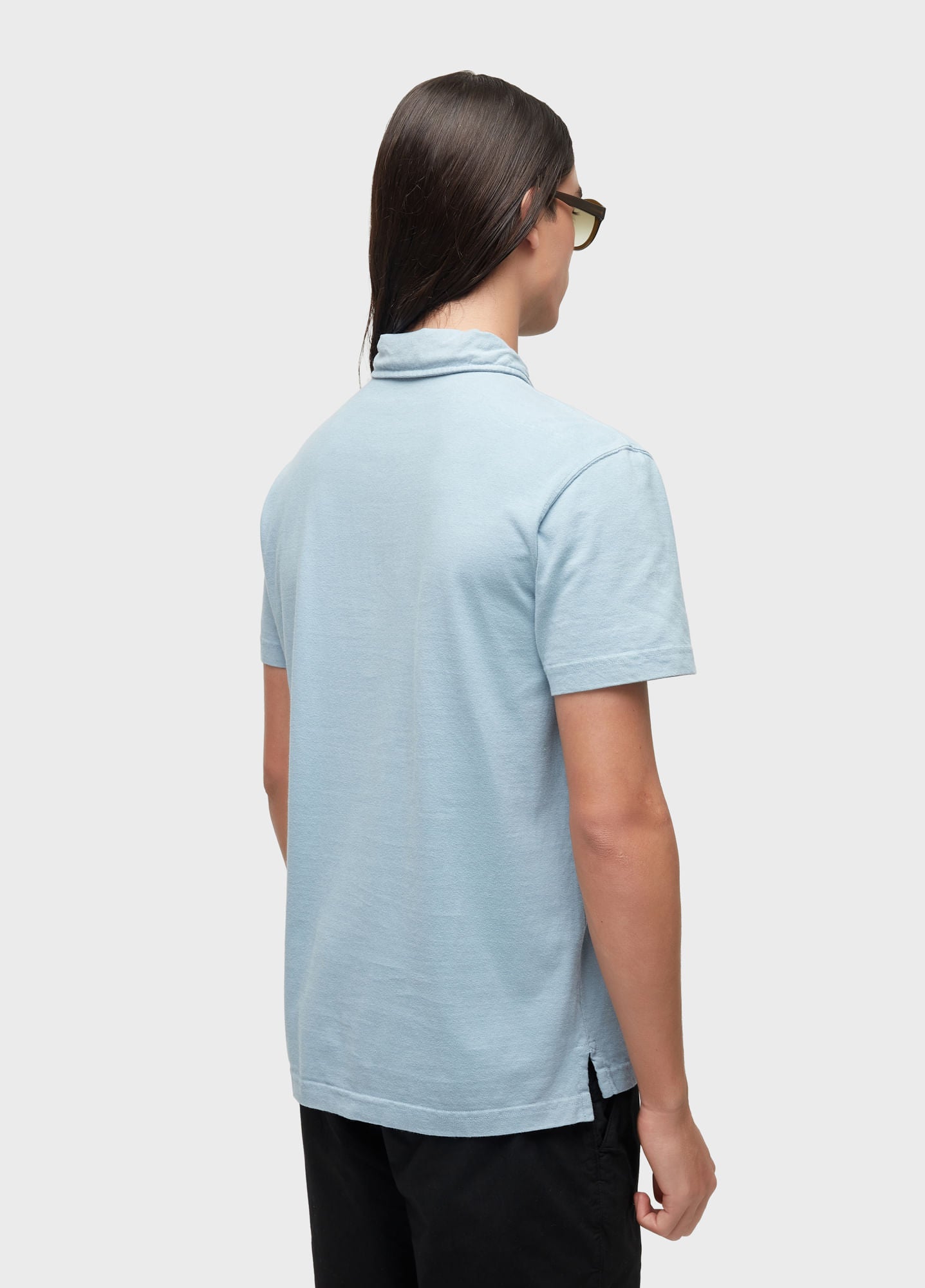 CAMISA POLO STONE MC COLORS AZUL RIO