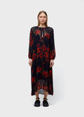 VESTIDO LONGO VINTAGE ROSE