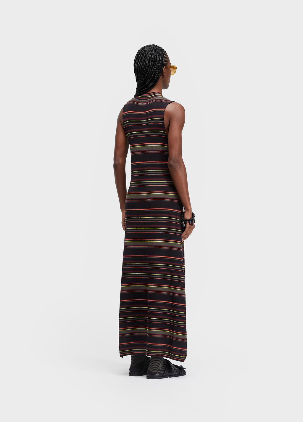 VESTIDO TRICOT LISTRADO