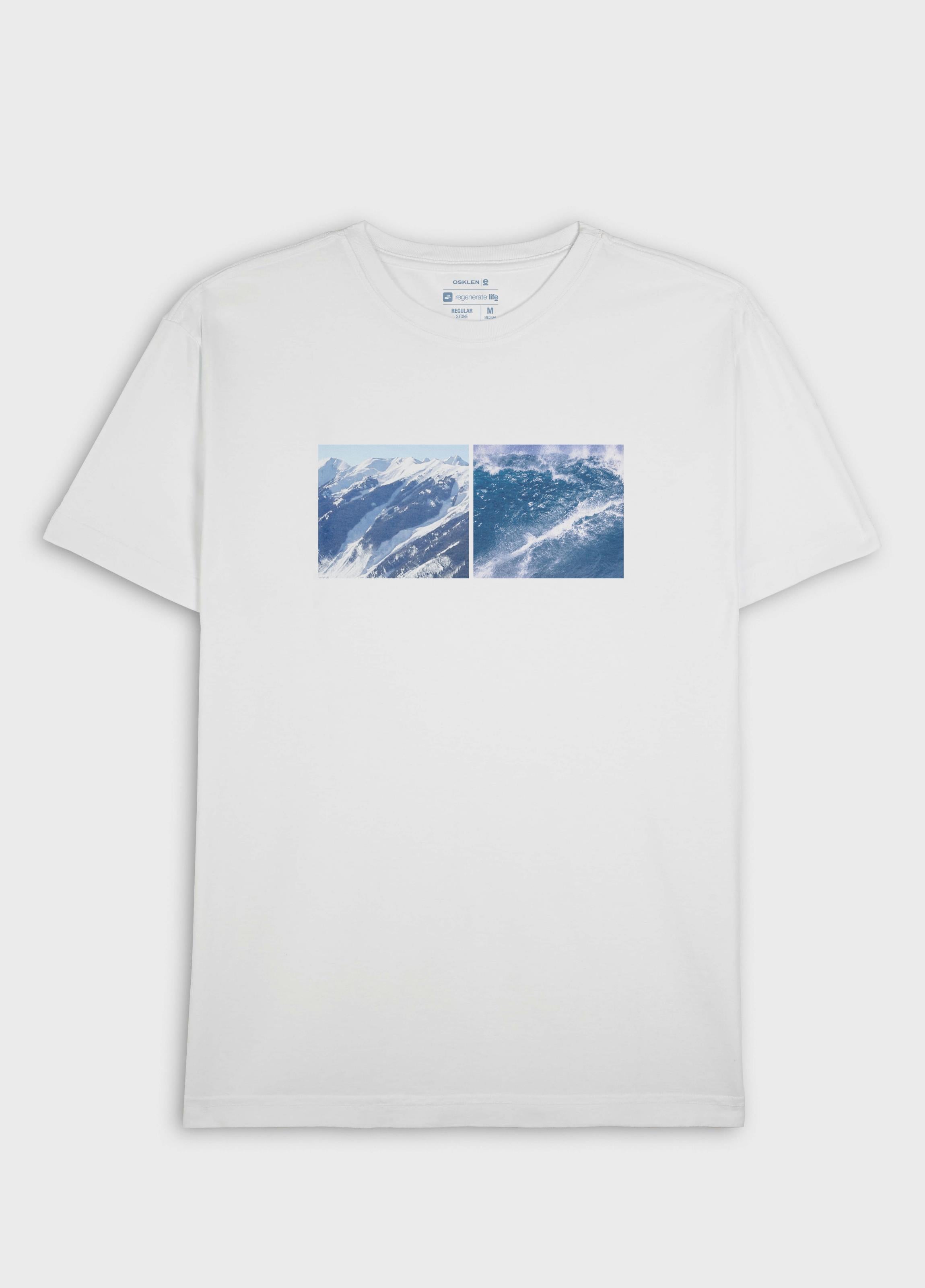 T-SHIRT STONE NEVE MAR MC BRANCO