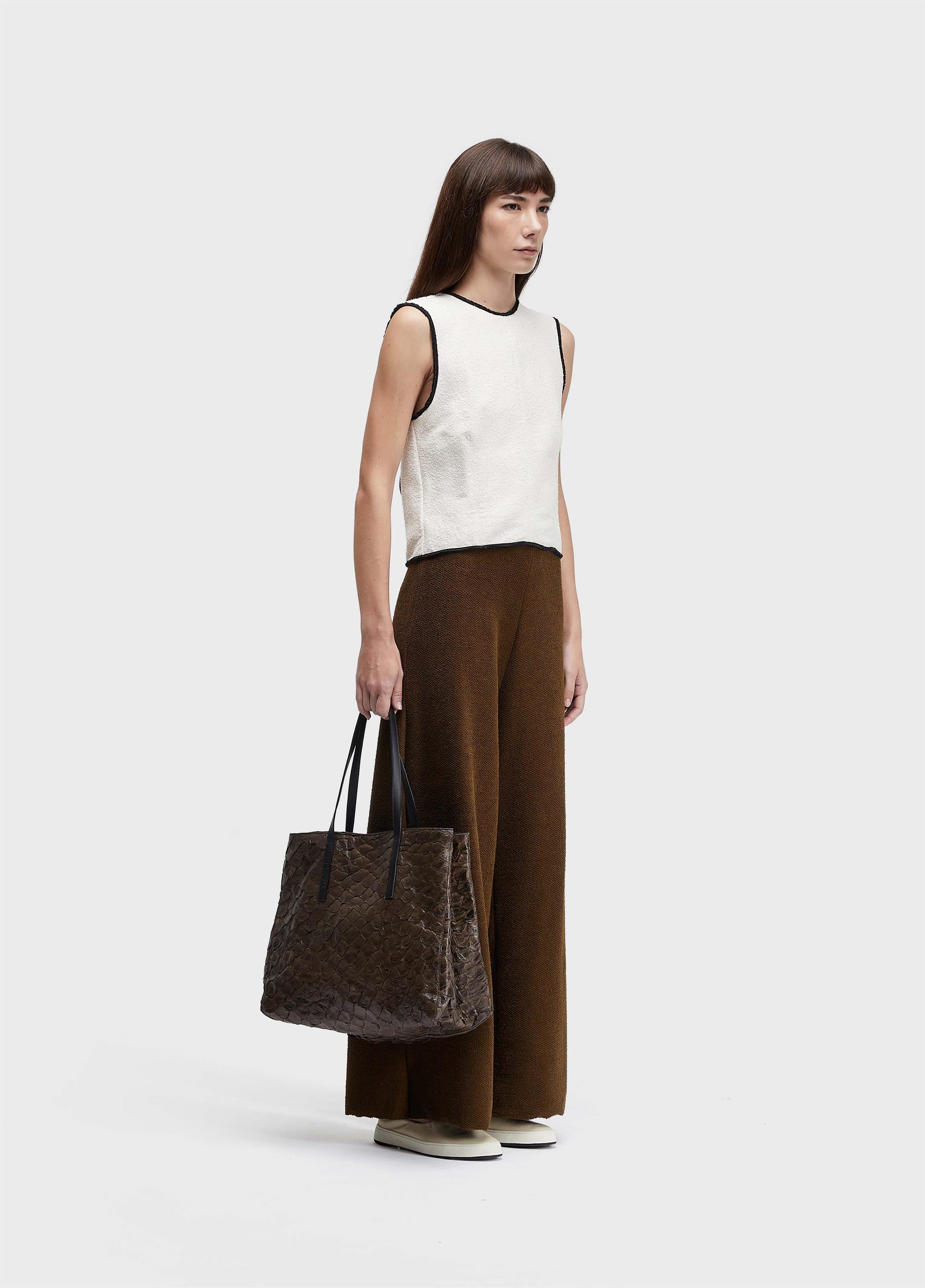 BLUSA SLEEVELESS COTTON TEXTURE
