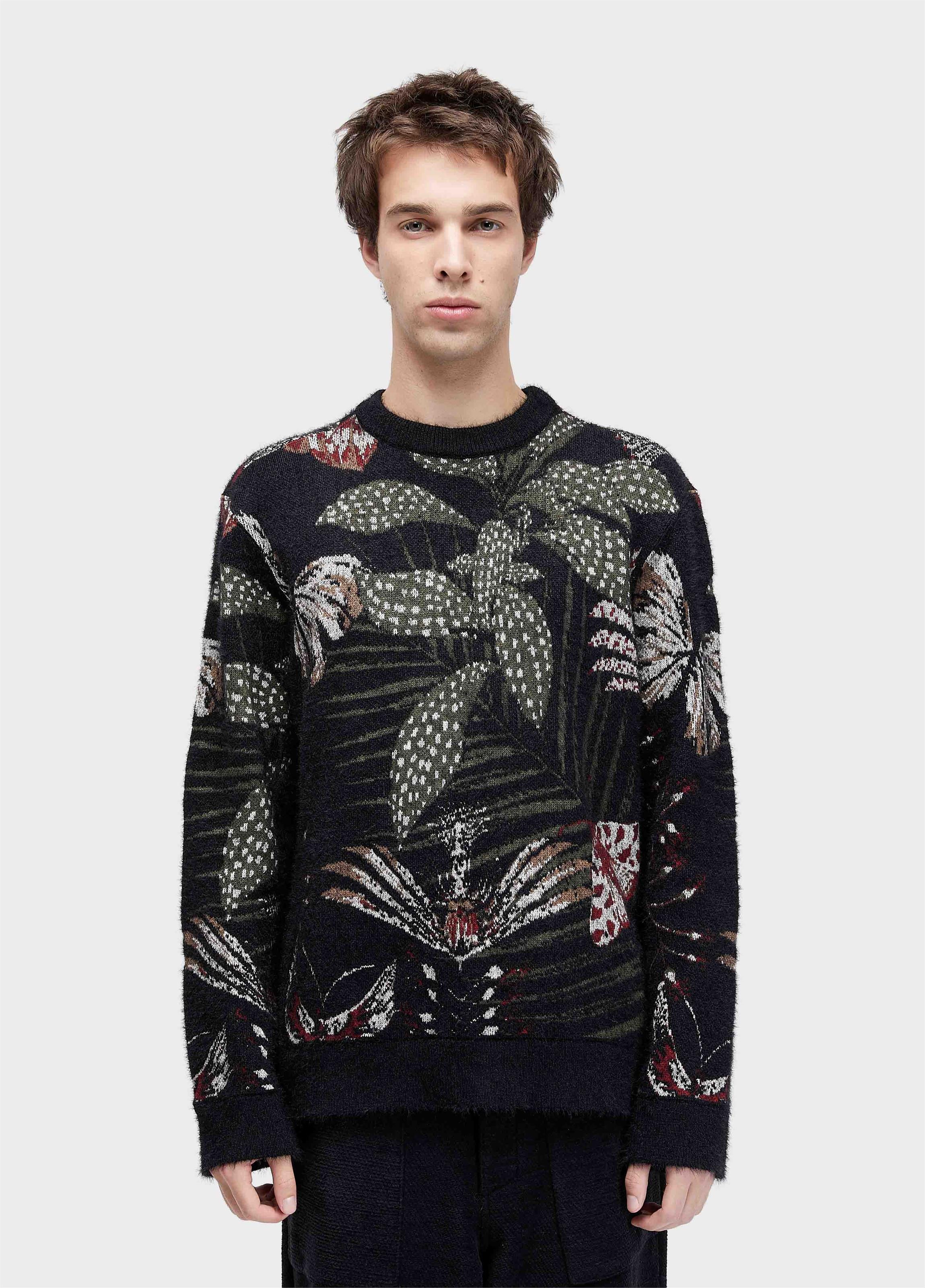 SWEATER JACQUARD BOTANIQUE