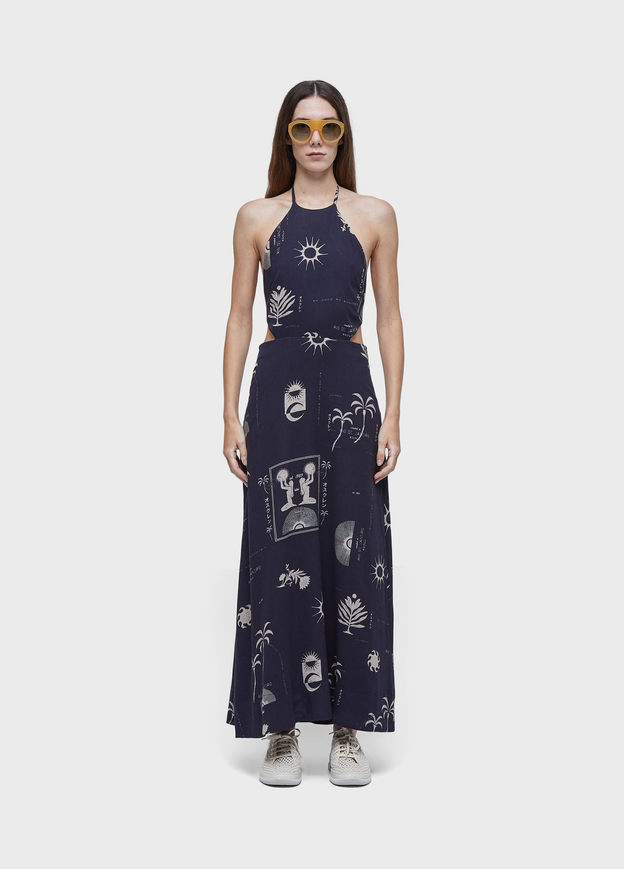 VESTIDO AMARRACAO LONGO 1989