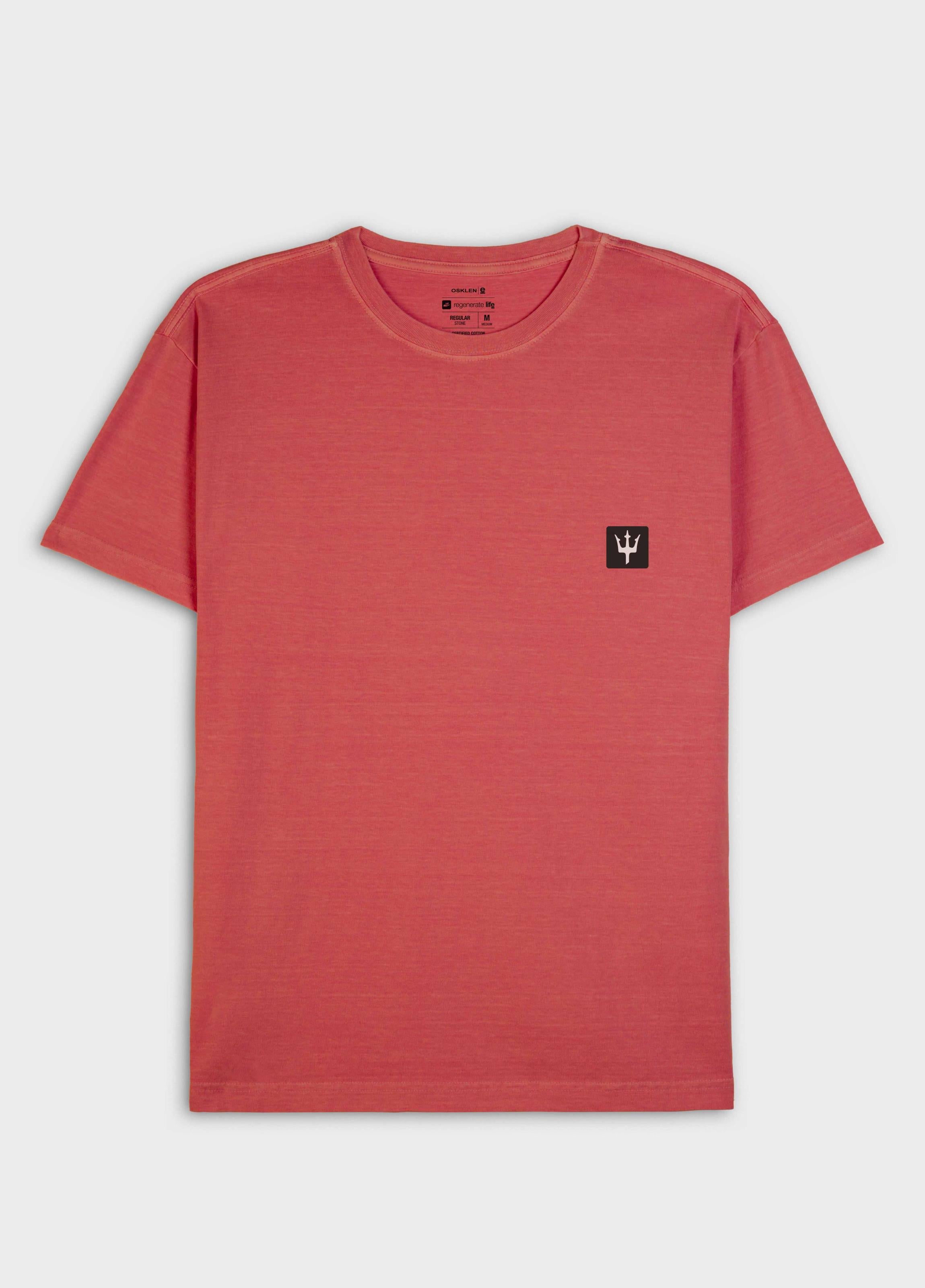 T-SHIRT STONE TRIDENTE MINI MC VERMELHO ACEROLA
