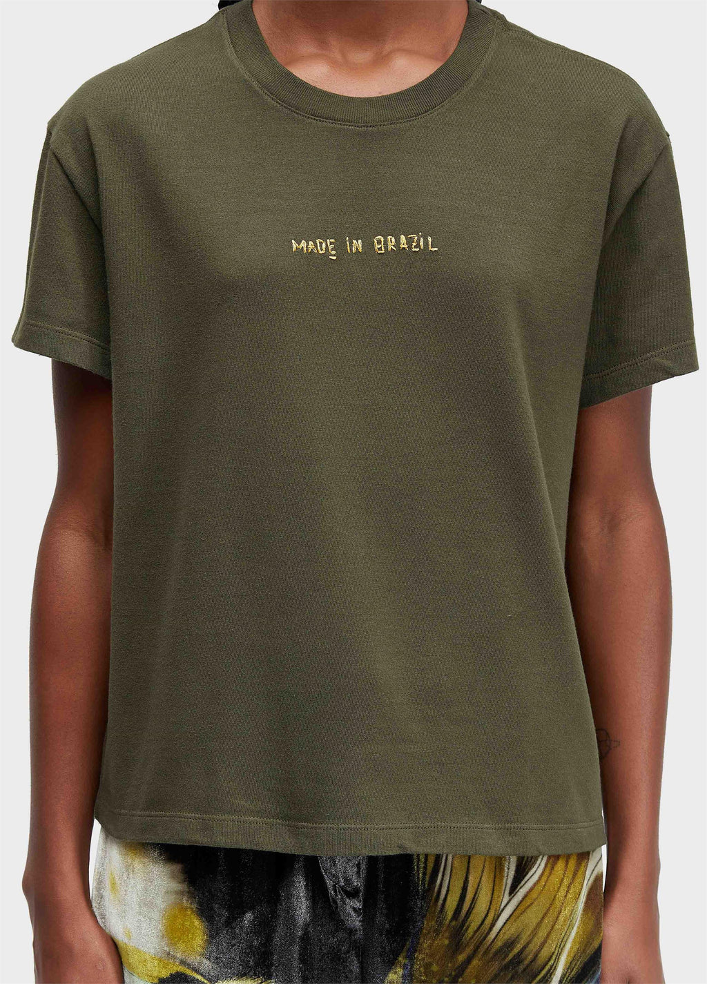 T-SHIRT MADE IN BRAZIL BORDADO