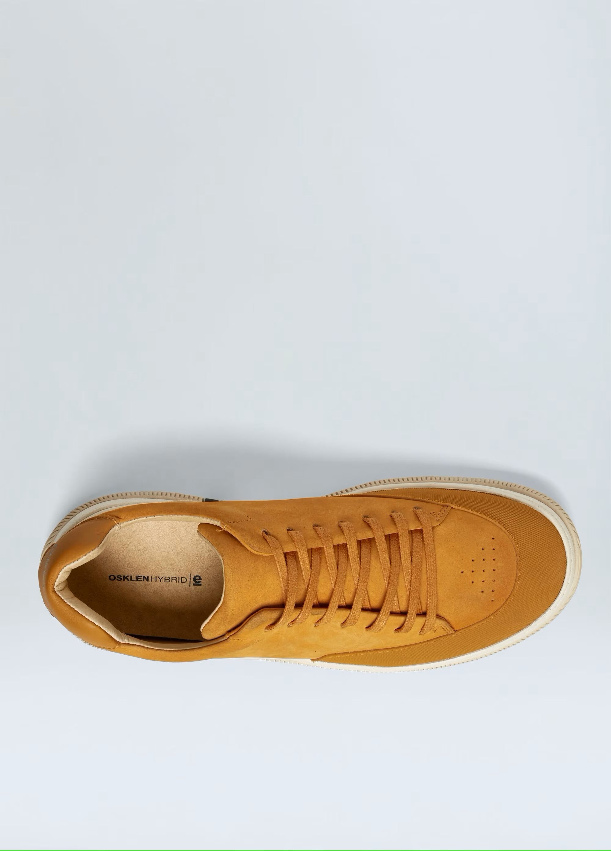 TENIS HYBRID LACES NOBUCK MASC MOSTARDA/CRU