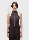 BLUSA RAGLAN WRINKLE SATIN DOUBLE FACE