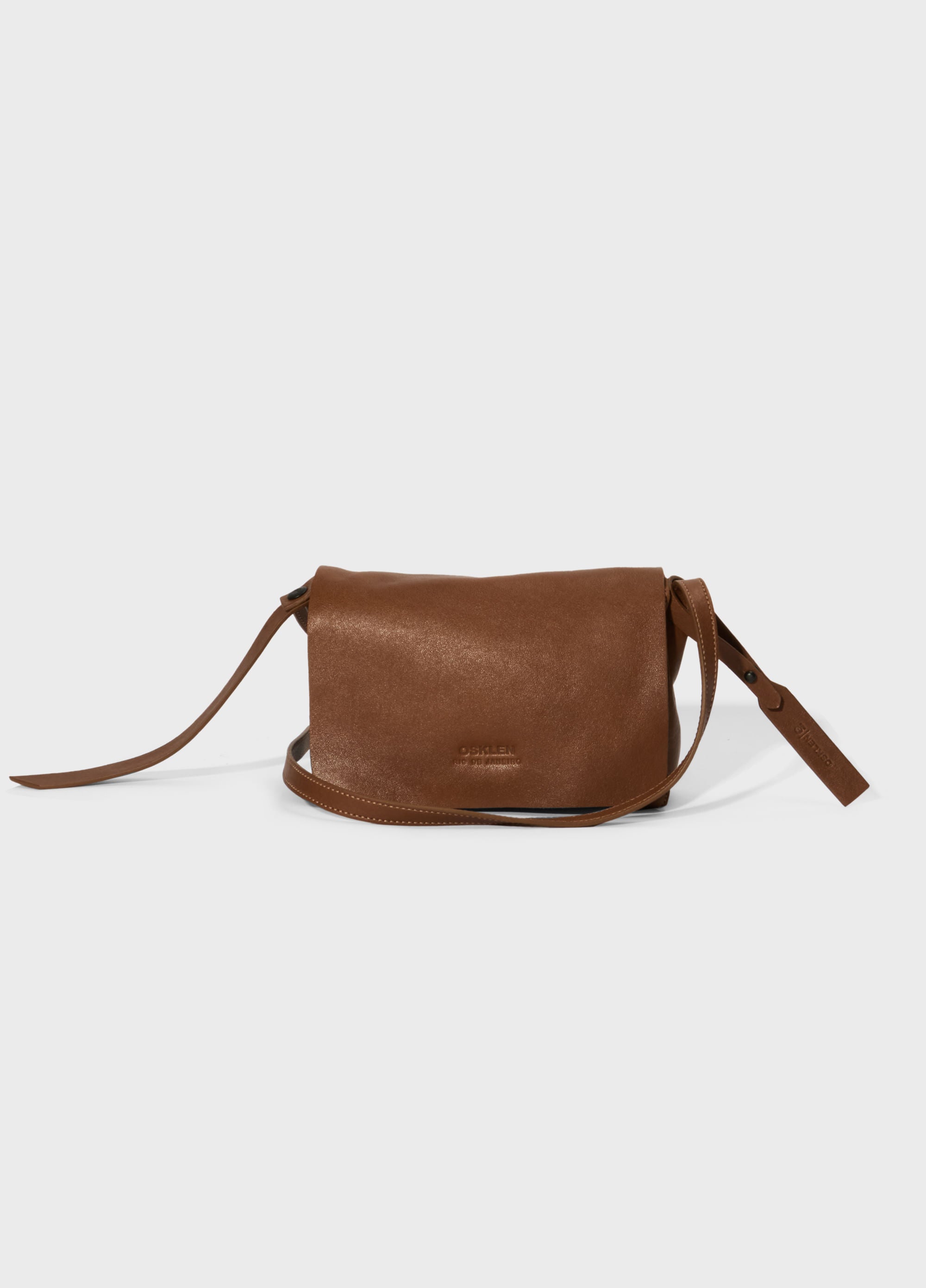 MINI LEATHER CROSSBODY E-BASICS BAG