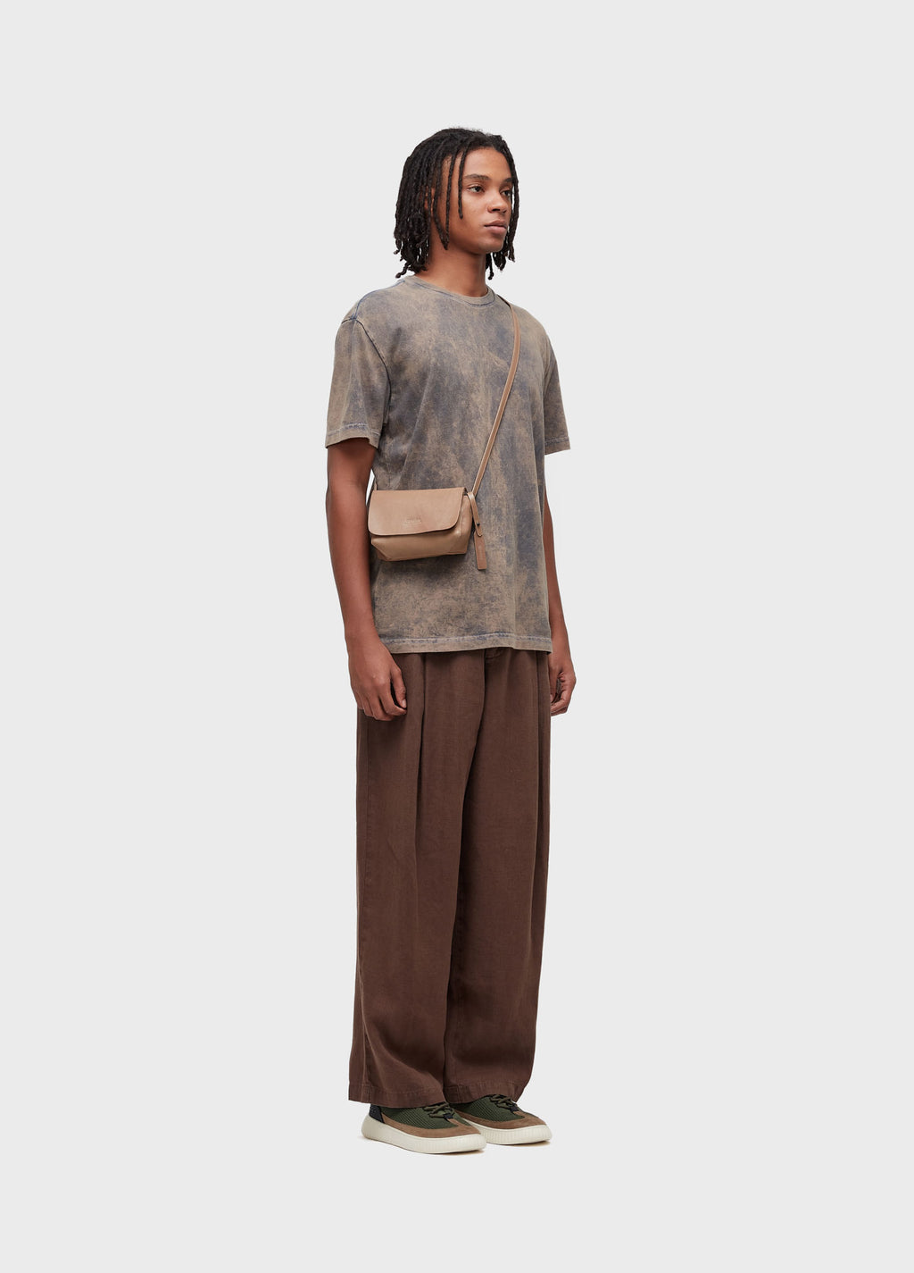 T-SHIRT ACID RUST CONTRAST STITCH MC