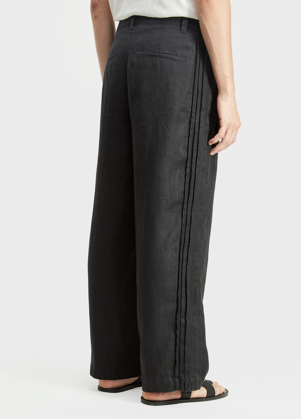 CALÇA LINEN PRANCHÃO PLEATS