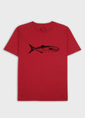 T-SHIRT VINTAGE PEIXE MC VERMELHO ACEROLA